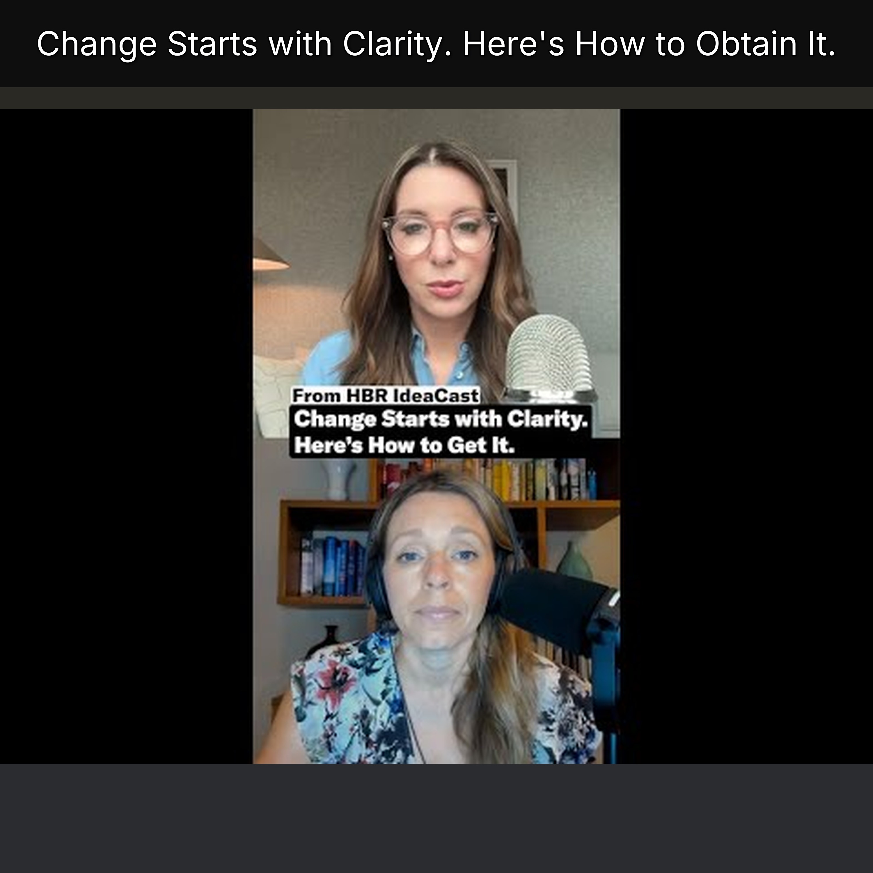 Change Starts with Clarity. Here's How to Obtain It.
