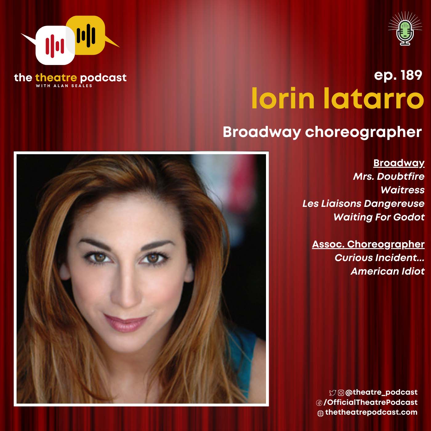 Lorin Latarro: Mrs Doubtfire Choreographer with 14 Broadway credits to her name