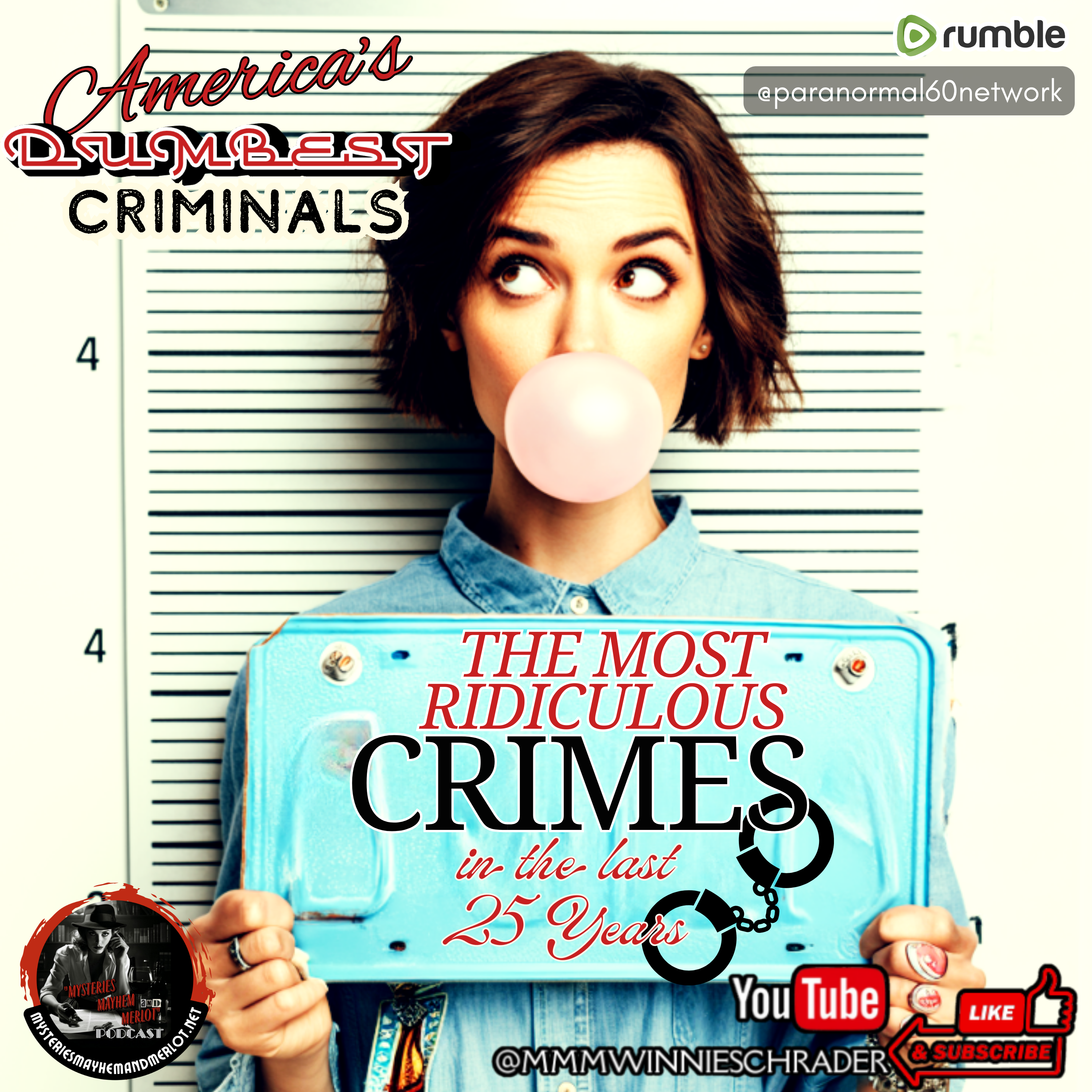 Dumest Criminals: Ridiculous Crimes in the Last 25! - Mysteries, Mayhem & Merlot
