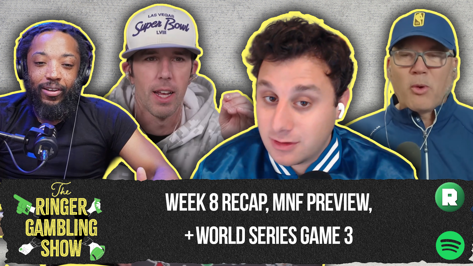 Week 8 Recap, Monday Night Preview, and World Series Update | The Ringer Gambling Show