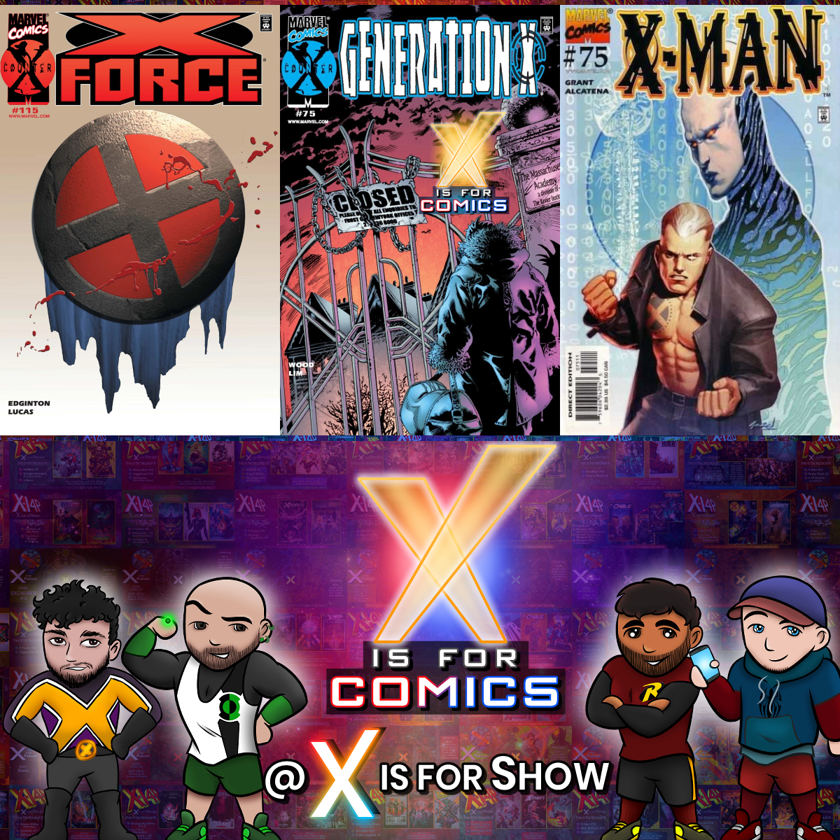 X-Men News + The End of X-Force, Generation X, & X-Man on X Is For Comics