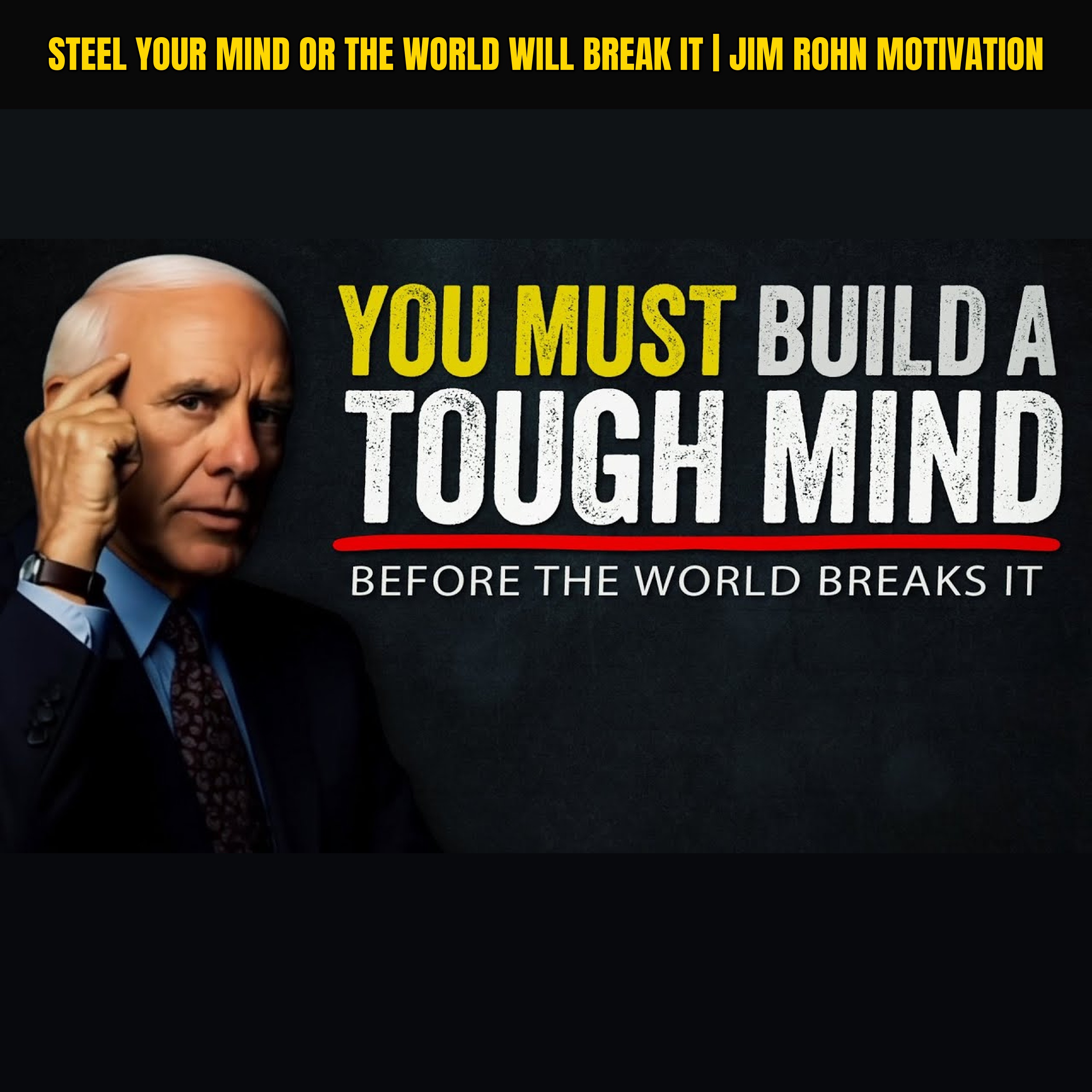 Steel Your Mind or the World Will Break It | Jim Rohn Motivation