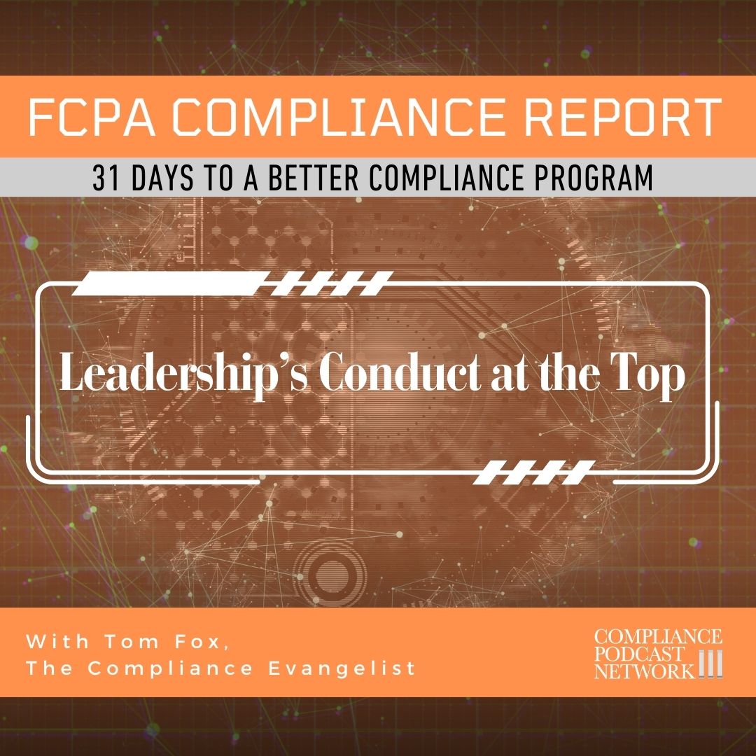Day 10 - Leadership’s Role in Shaping Corporate Culture and Compliance