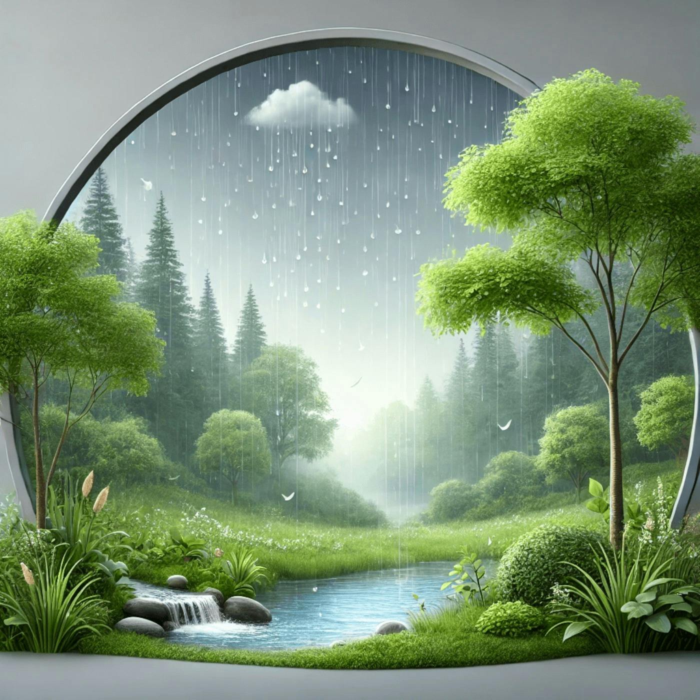 ️ Relajación con Lluvia Suave para un Sueño Reparador