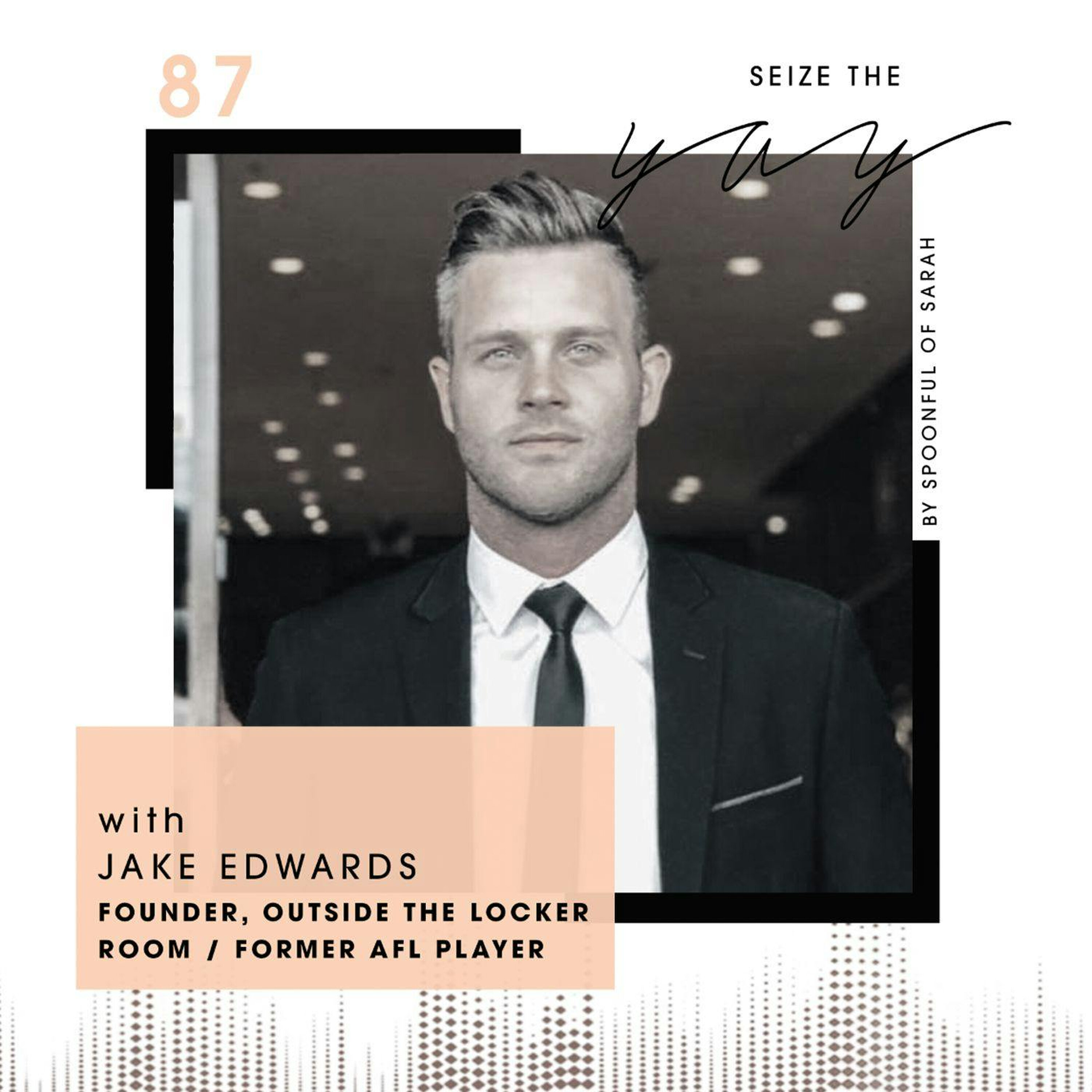 Jake Edwards // Life outside the locker room episode artwork