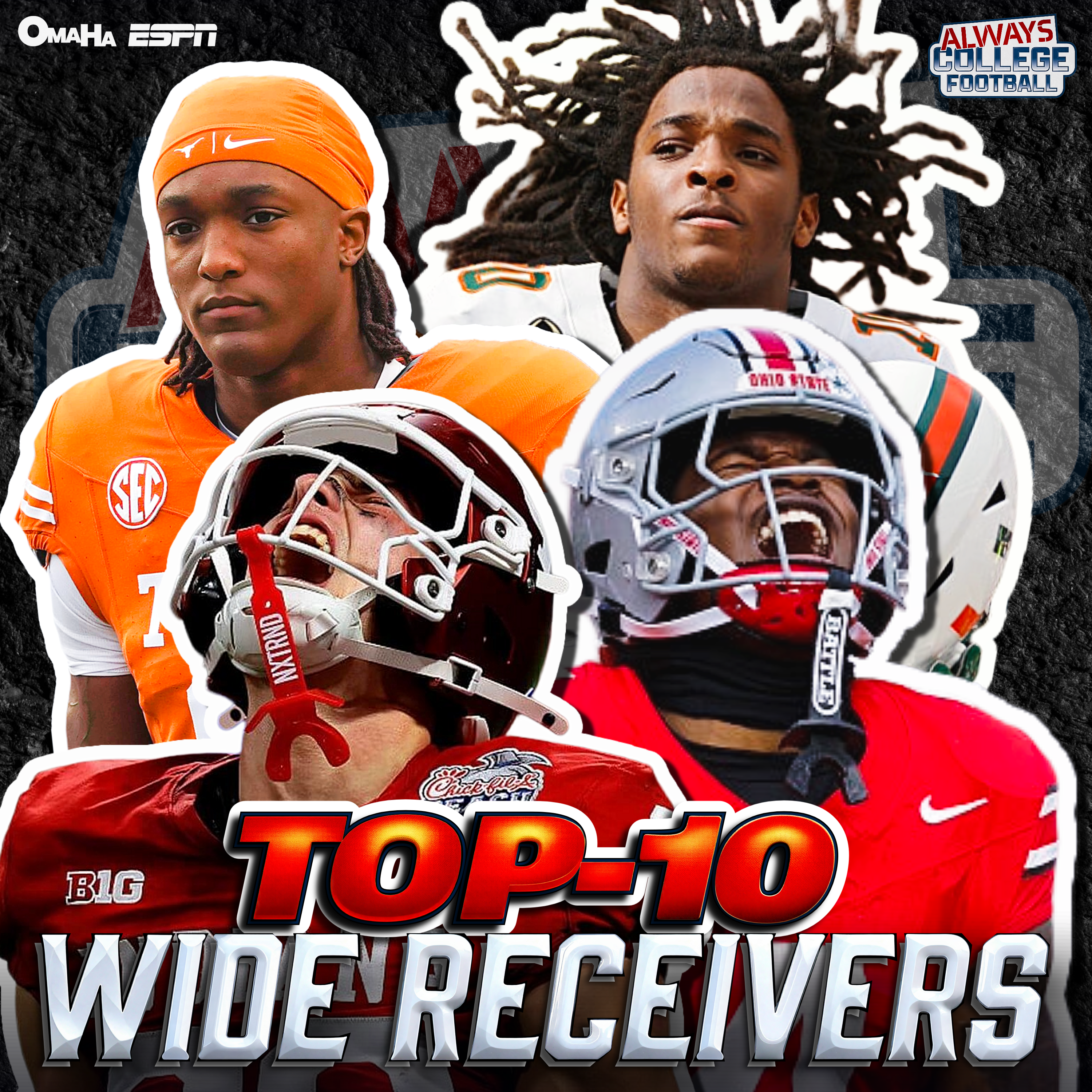 Always College Football: Top 10 Wide Receivers heading into 2026!