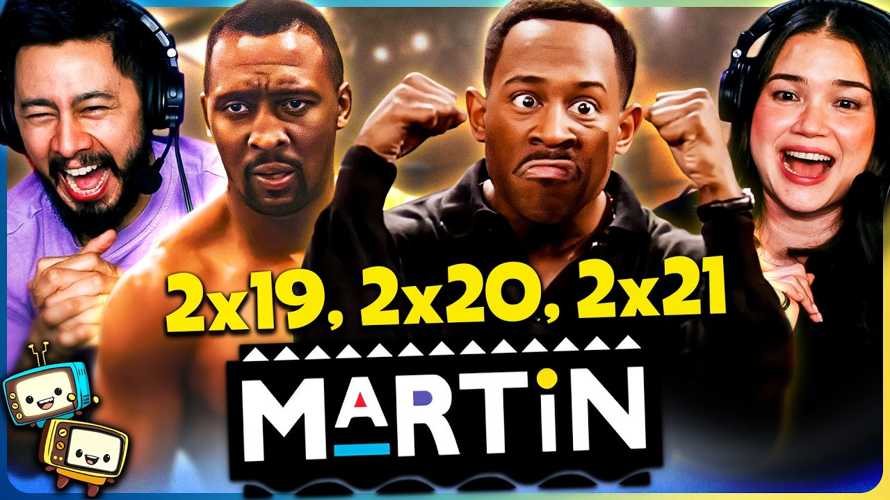 MARTIN (1993) 2x19, 2x20 & 2x21 Reaction! | First Time Watch | Martin Lawrence w/ Jaby Koay episode artwork