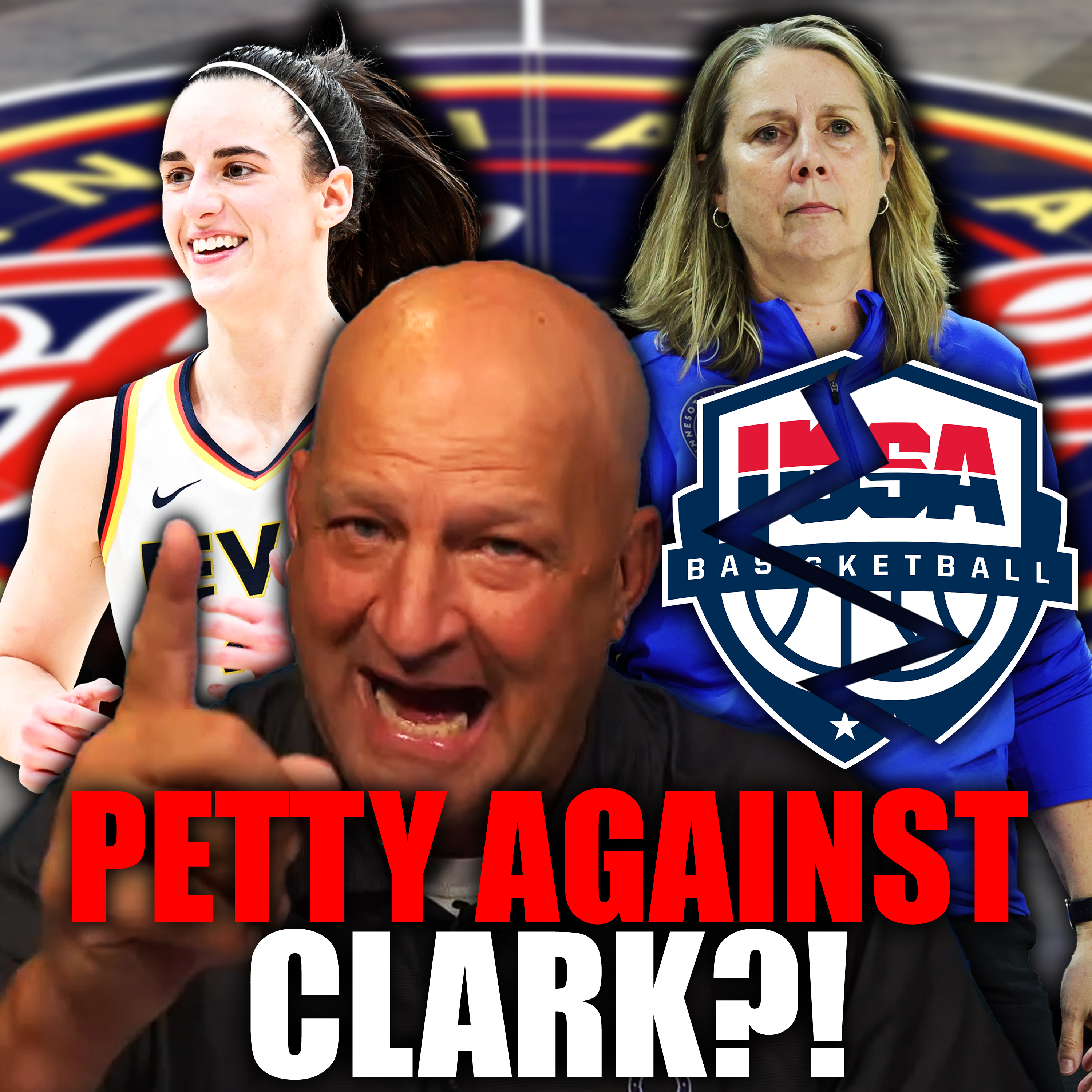 WNBA Coach REJECTS Answering To Caitlin Clark Comments After Team USA Snub + Joe Kinsey | episode artwork
