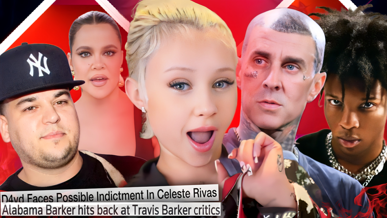 ALABAMA BARKER CREEPY BOND with TRAVIS, D4VD CHARGED with MURDER, ROB KARDASHAIN BROKE and DESPERATE