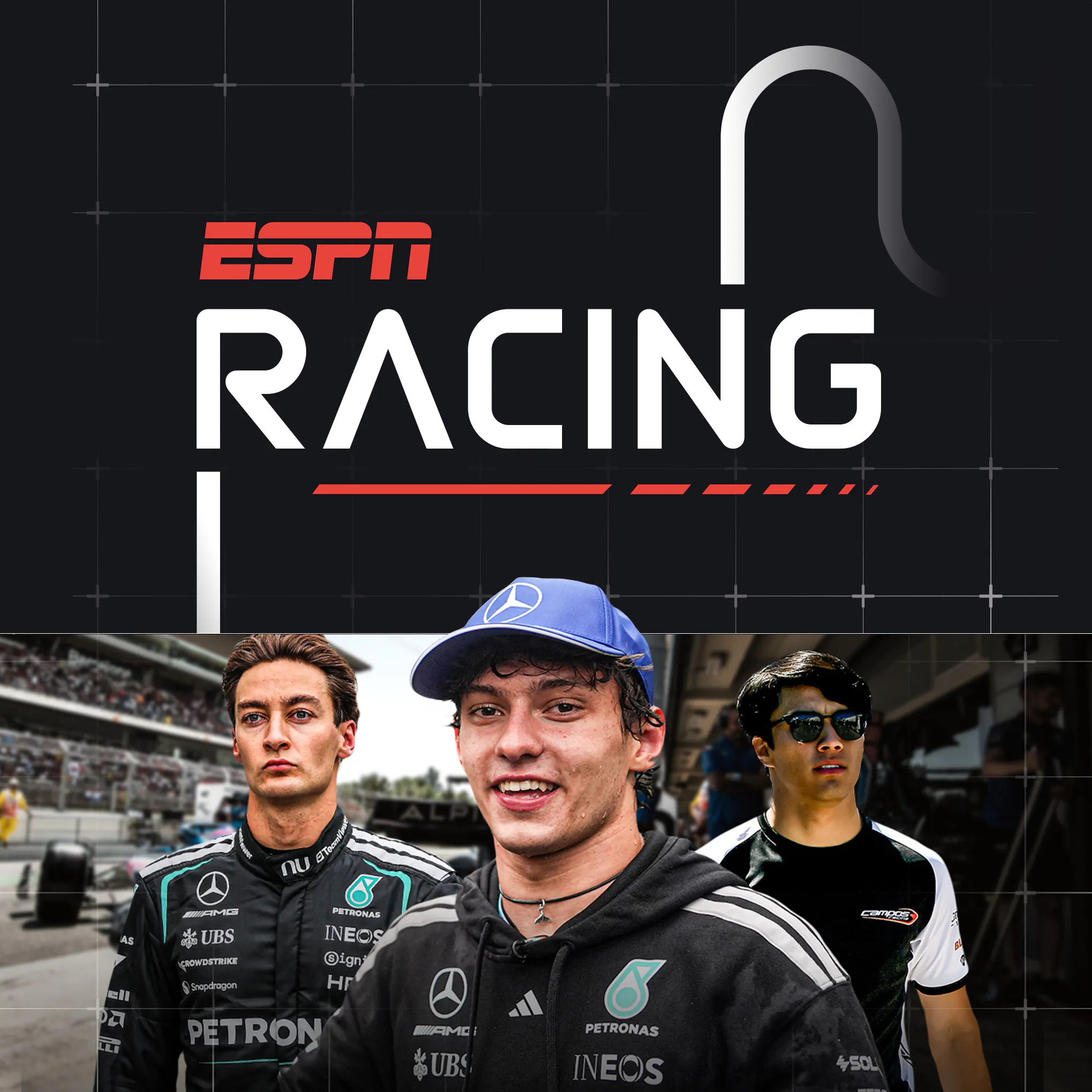 F1: ANTONELLI EXHIBE a RUSSELL y TRAZA la HISTORIA l CADILLAC y CHECO DESPEGAN l Podcast ESPN Racing