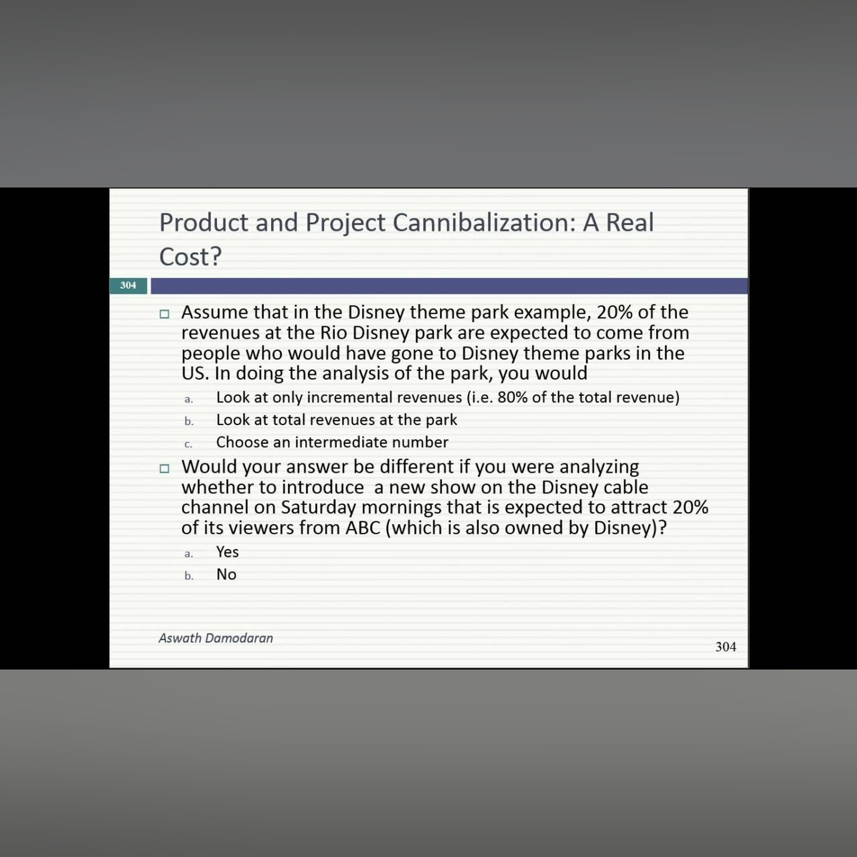 Session 16 (Undergraduate): Options in Projects and First Steps on Debt
