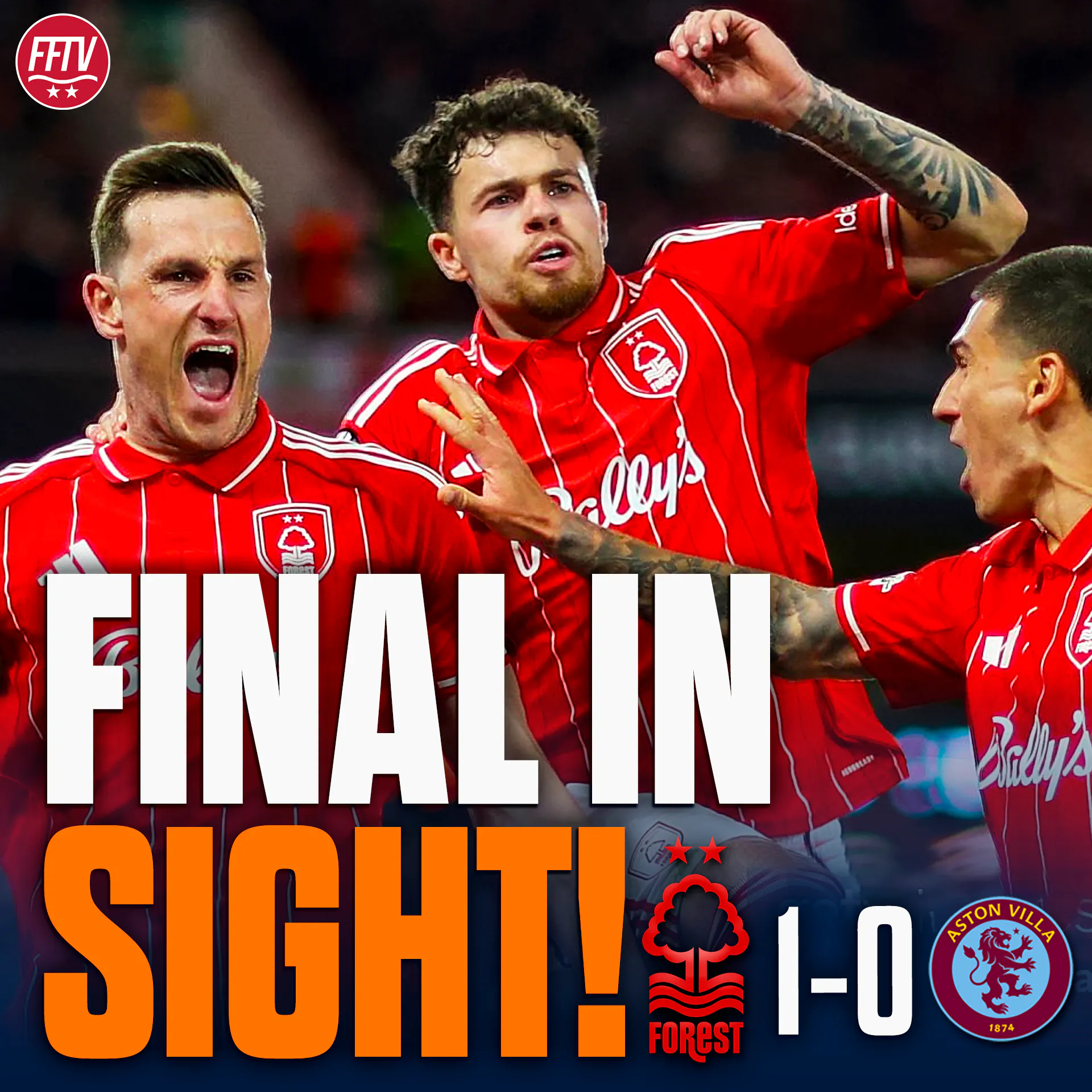 One Foot In The Final?! European Glory Beckons! Nottingham Forest 1-0 Aston Villa Match Reaction episode artwork