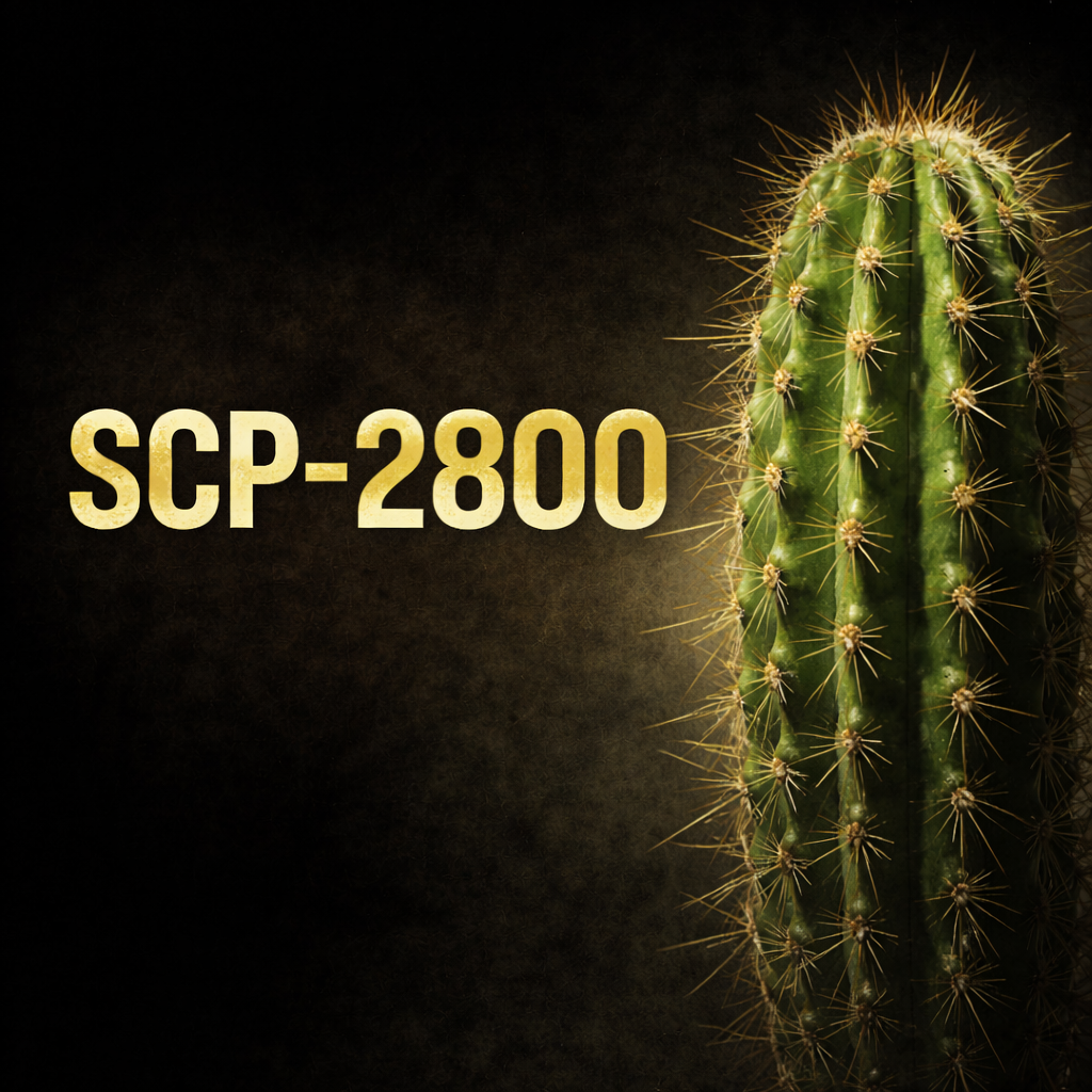 SCP-2800 (ITA) - Cactusman