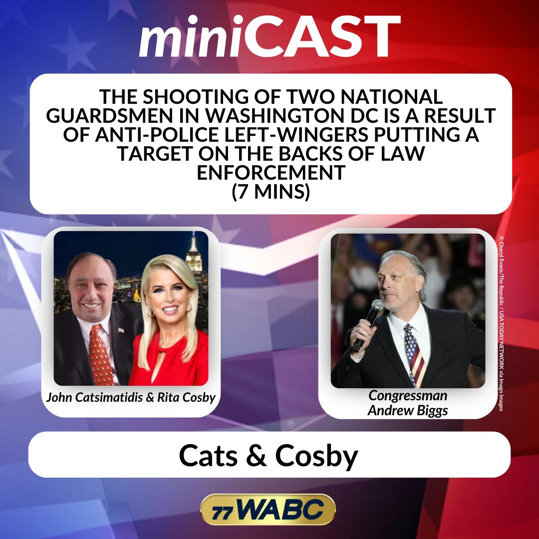 Congressman Andy Biggs: The Shooting of Two National Guardsmen in Washington DC is a Result of Anti-Police Left-Wingers Putting a Target on the Backs of Law Enforcement (7 min) Congressman Andy Biggs: The Shooting of Two National Guardsmen in Washington DC is a Result of Anti-Police Left-Wingers Putting a Target on the Backs of Law Enforcement (7 min)