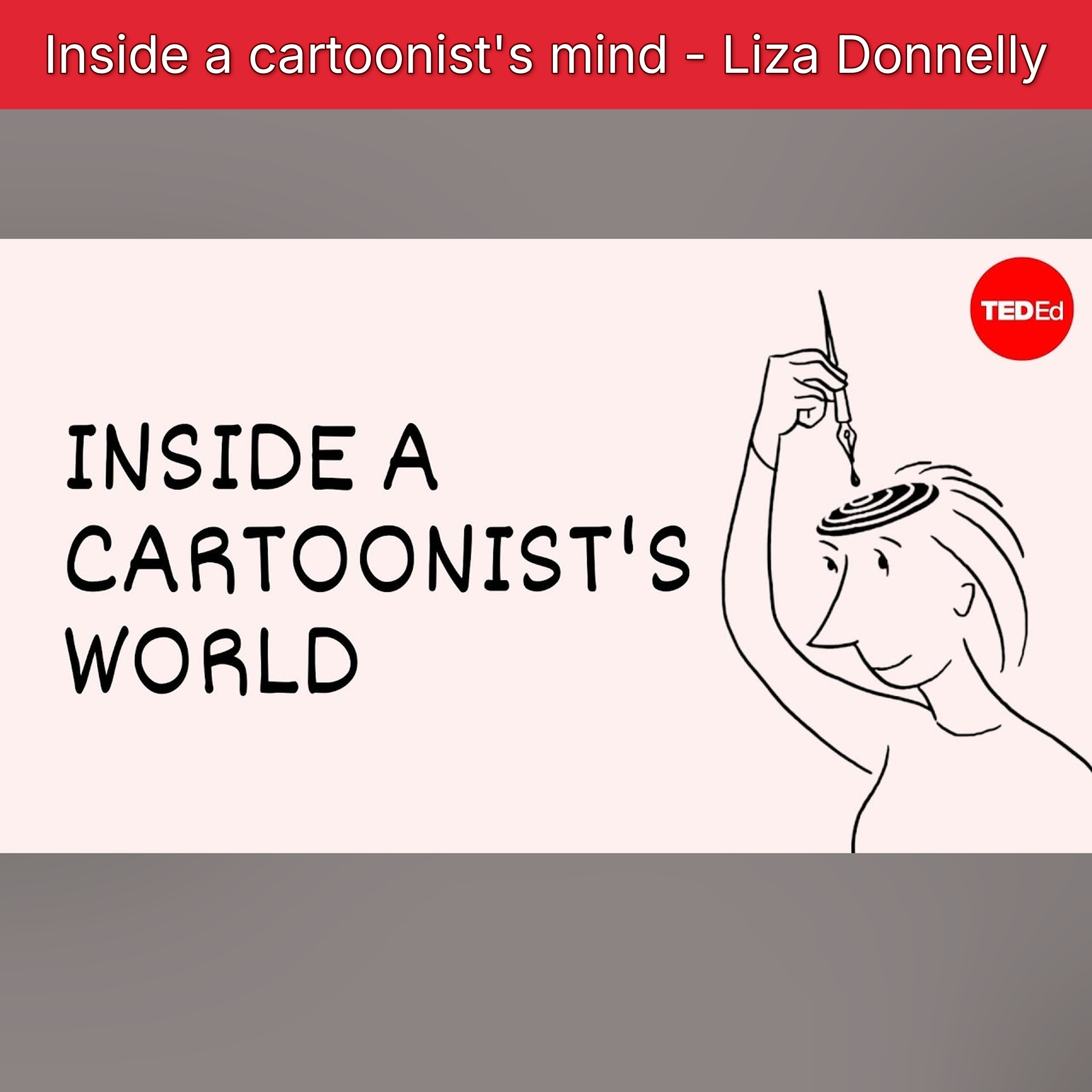 Inside a cartoonist's mind - Liza Donnelly episode artwork