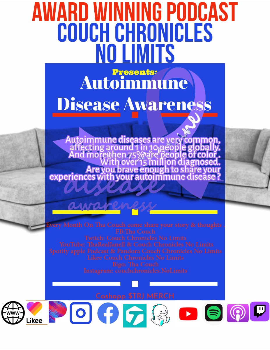 Autoimmune Disease Awareness Couch Chronicles No Limits episode artwork