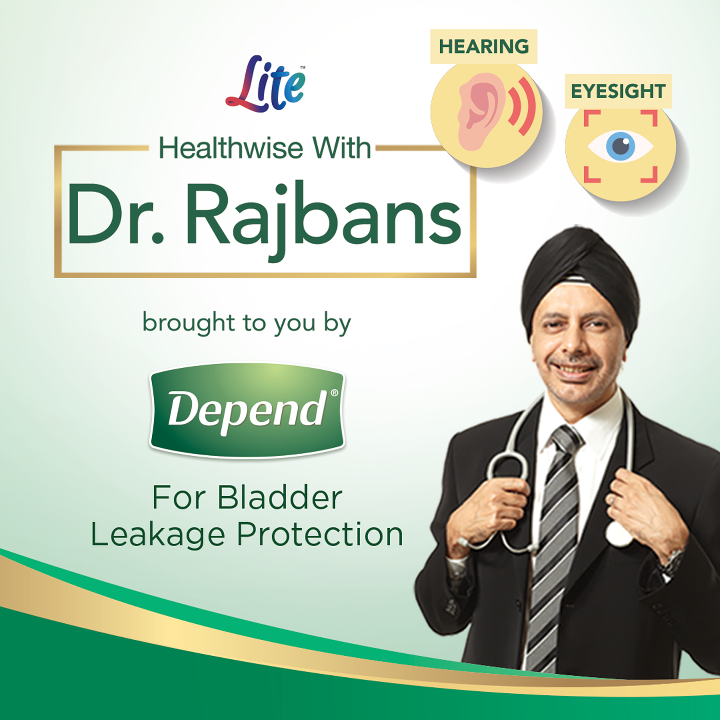 LITE | Hearing & Eyesight with Depend | Healthwise With Dr. Rajbans episode artwork