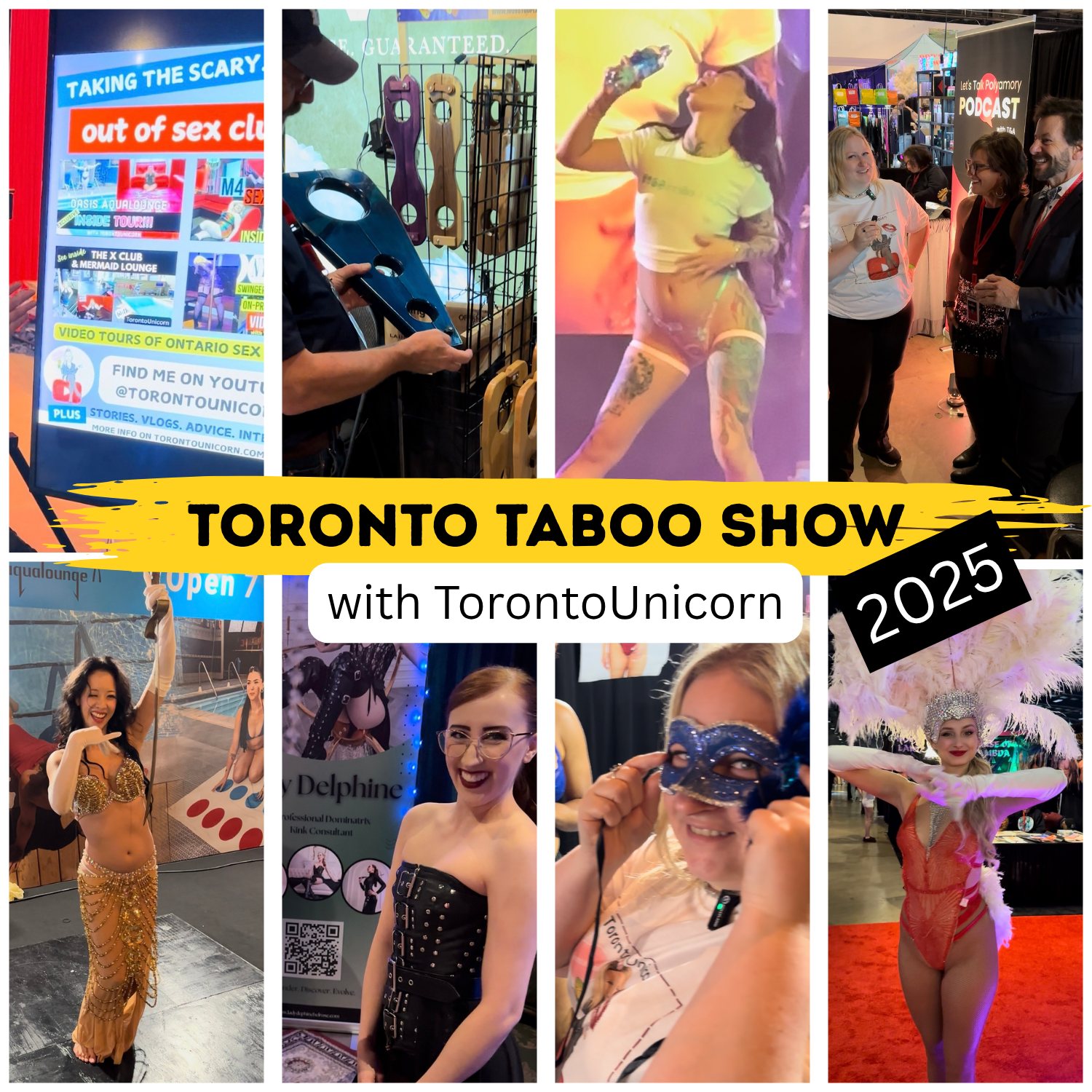 My REAL Sex Club and Swinger Lifestyle (vlogs, stories, advice, education) with TorontoUnicorn (video/short format)