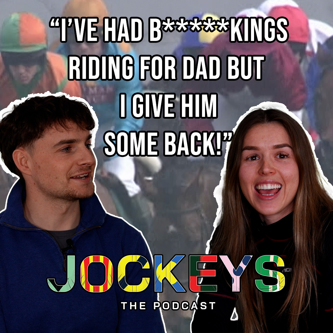 Jockeys – The Podcast: Grace McEntee tells all about riding for her father Phil | Racing TV