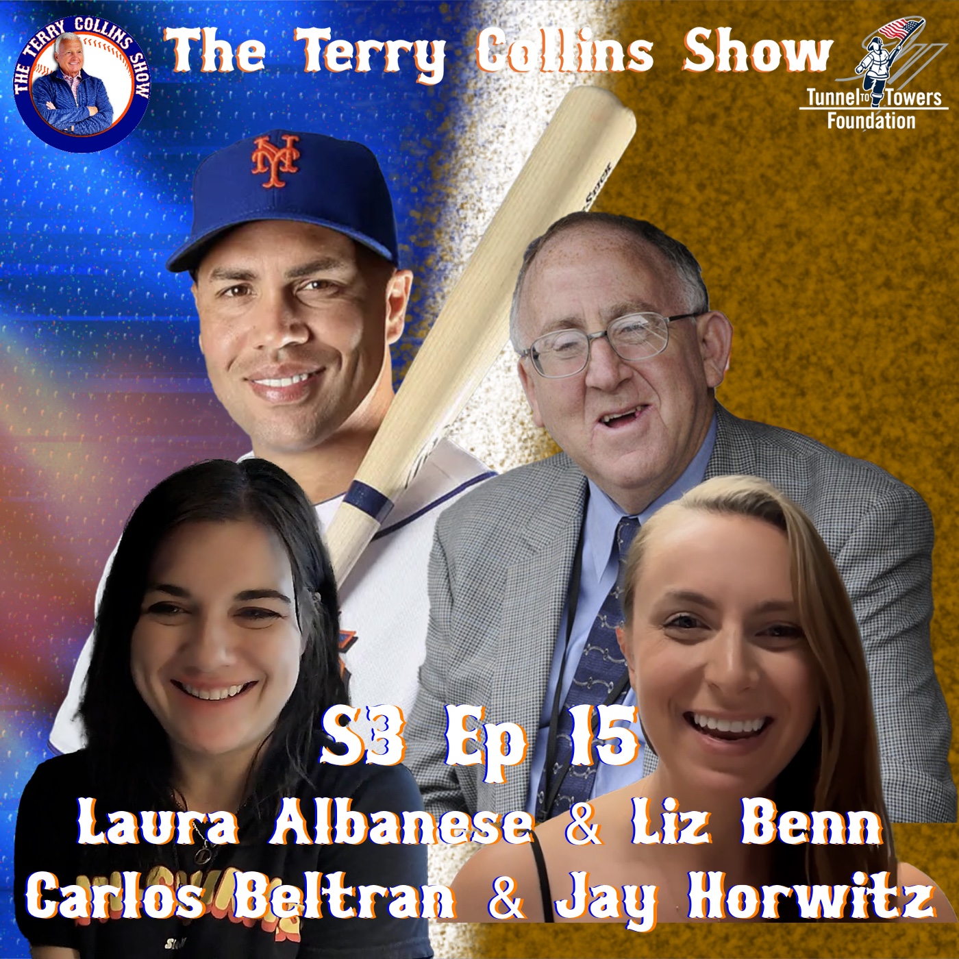 Special guests Carlos Beltran & Jay Horwitz. Terry Collins celebrates with Carlos on his HOF career!