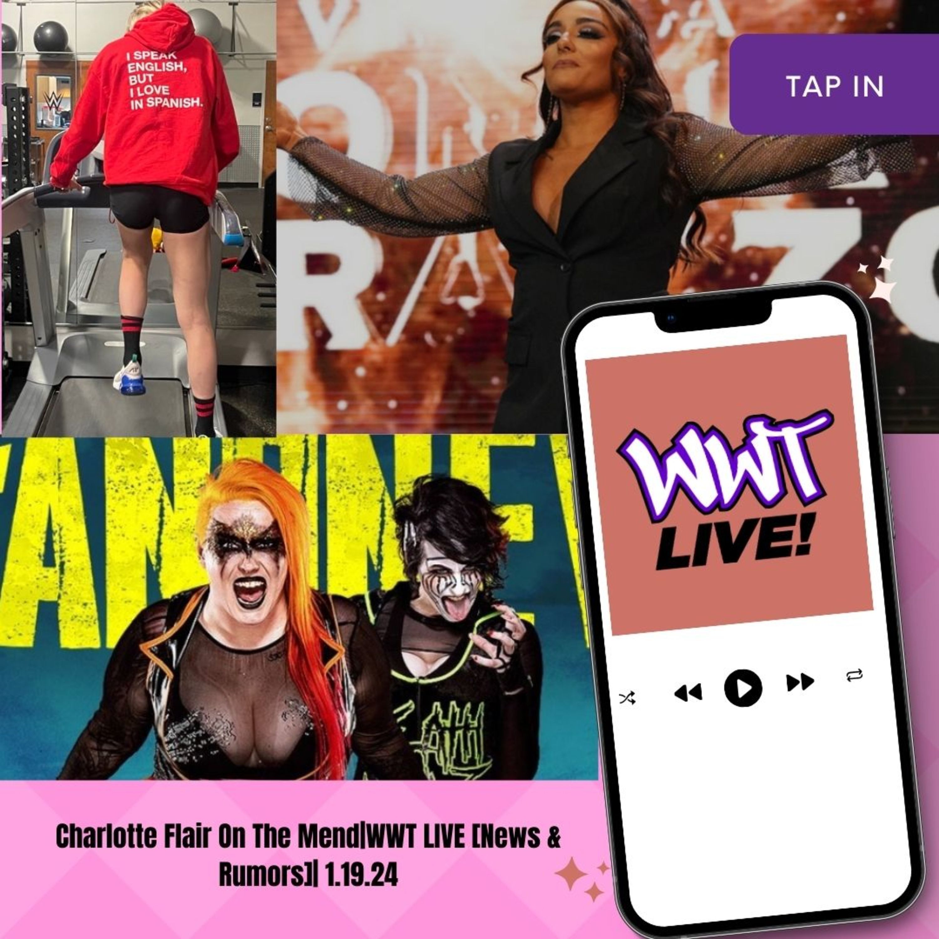 Charlotte Flair On The Mend|WWT LIVE [News & Rumors]| 1.19.24 episode artwork