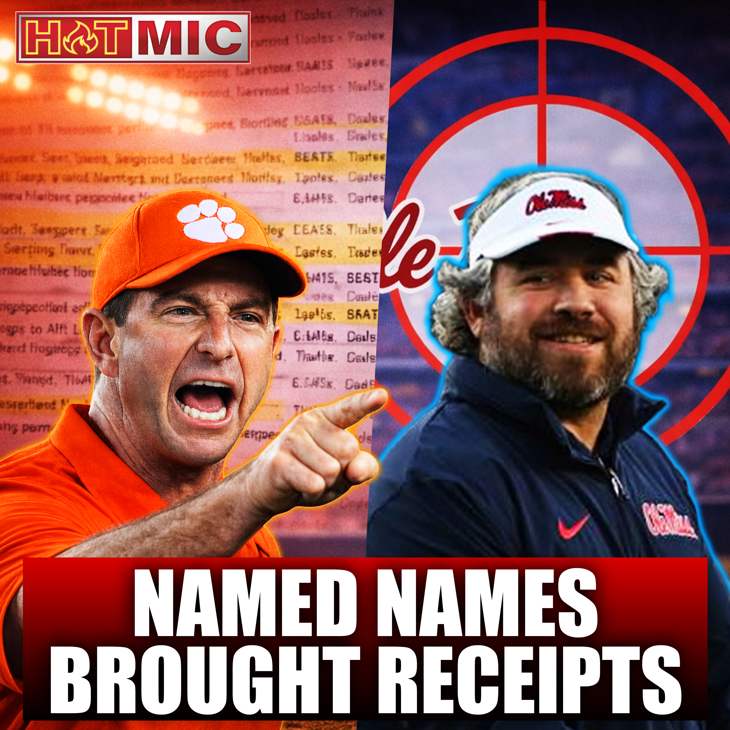 Dabo Swinney Names Names and Brings Receipts | episode artwork