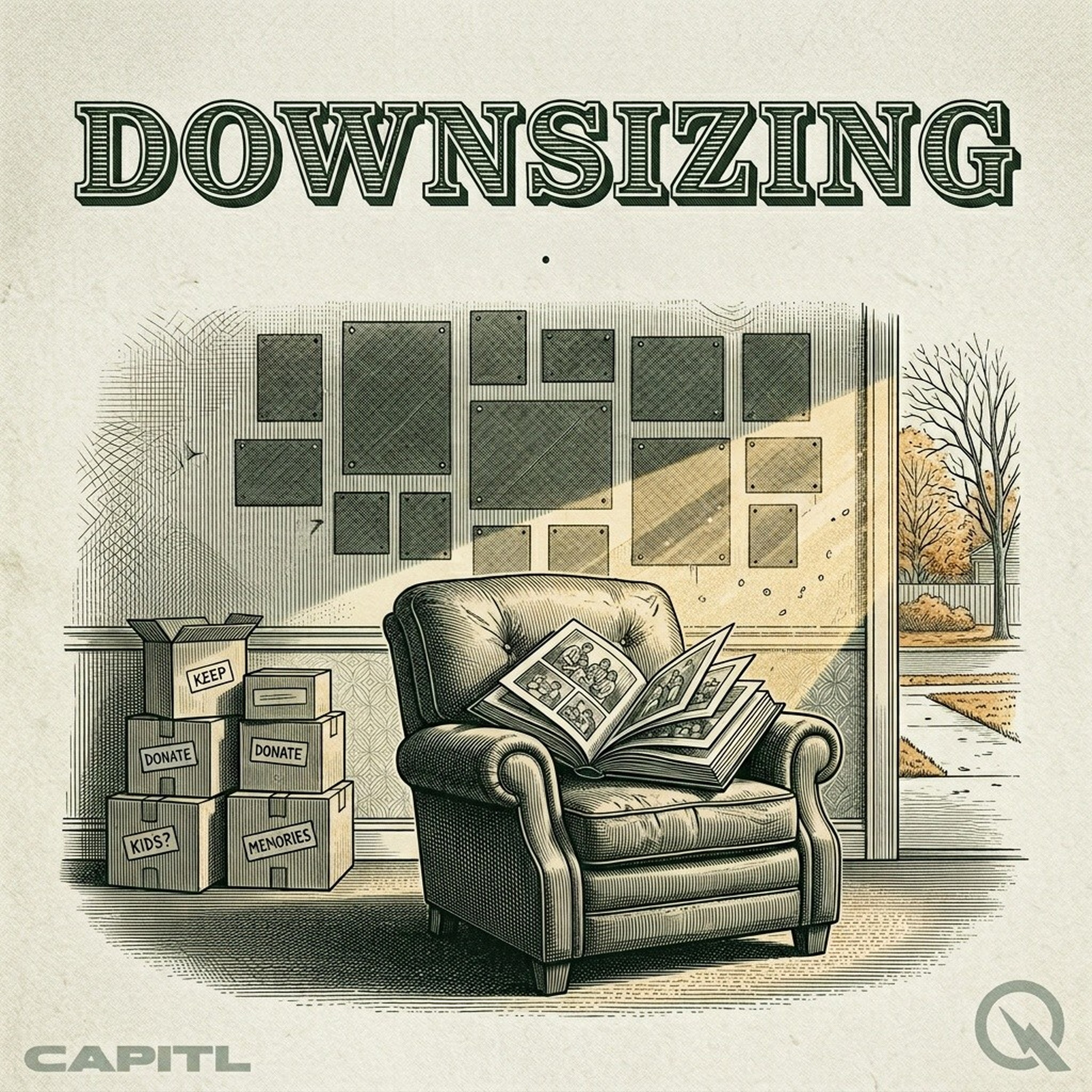 Downsizing podcast artwork