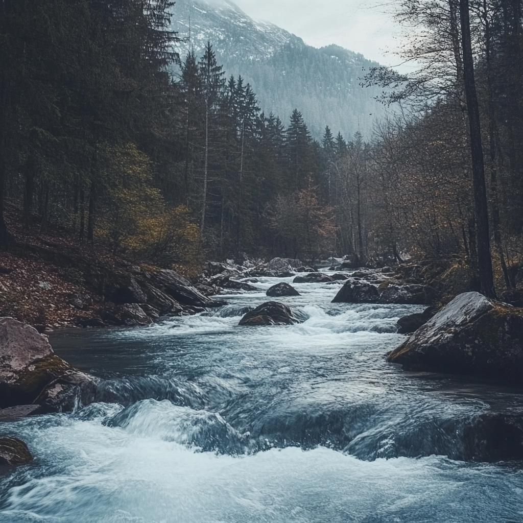 River Sounds For Sleeping | Relaxing River Sounds 8 Hours | The River Sounds | River Flowing Sound | River Flowing Sounds | Flowing River | Waterfall