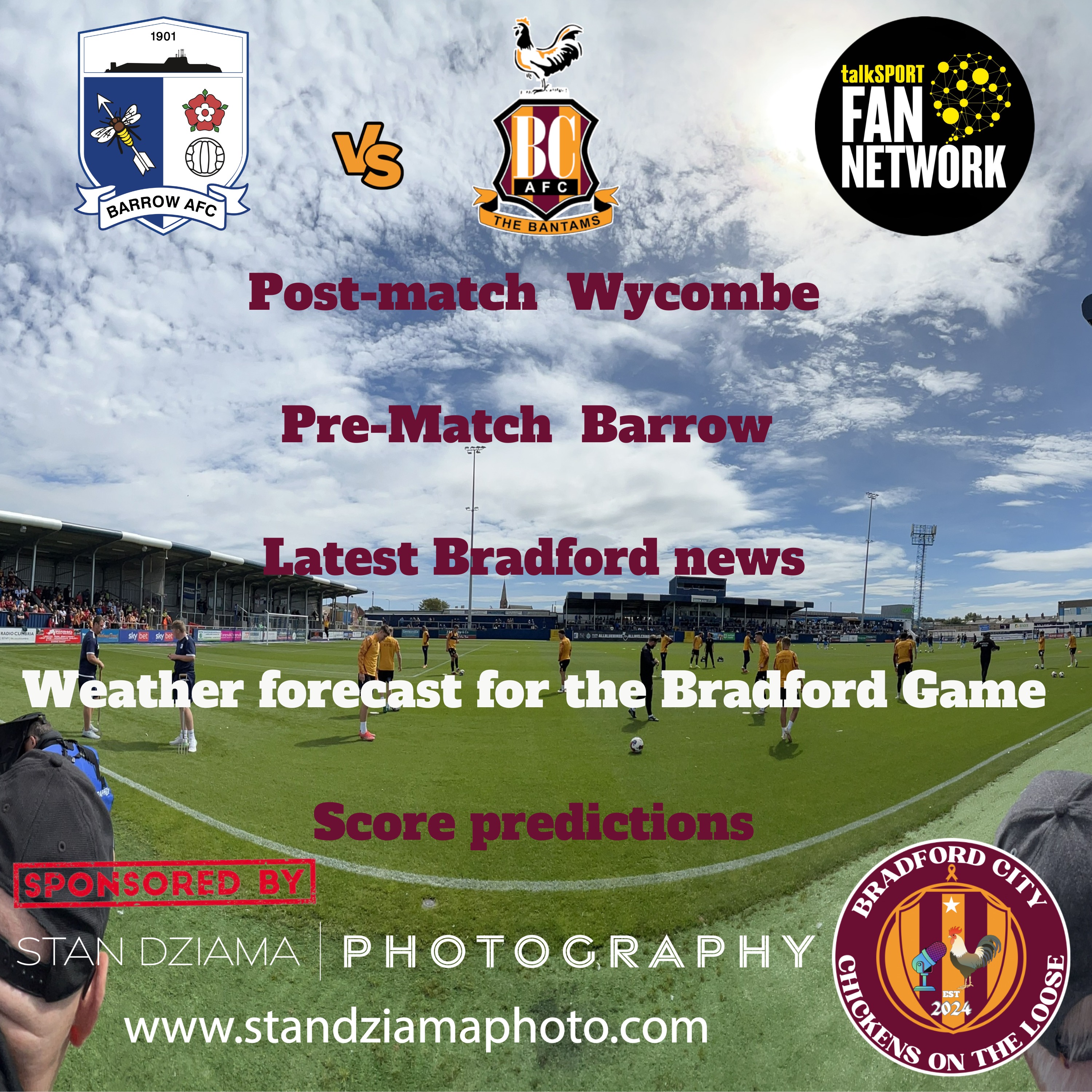 Ep 46) Barrow vs Bradford Preview #WeAreBarrow #bcafc #EFL episode artwork