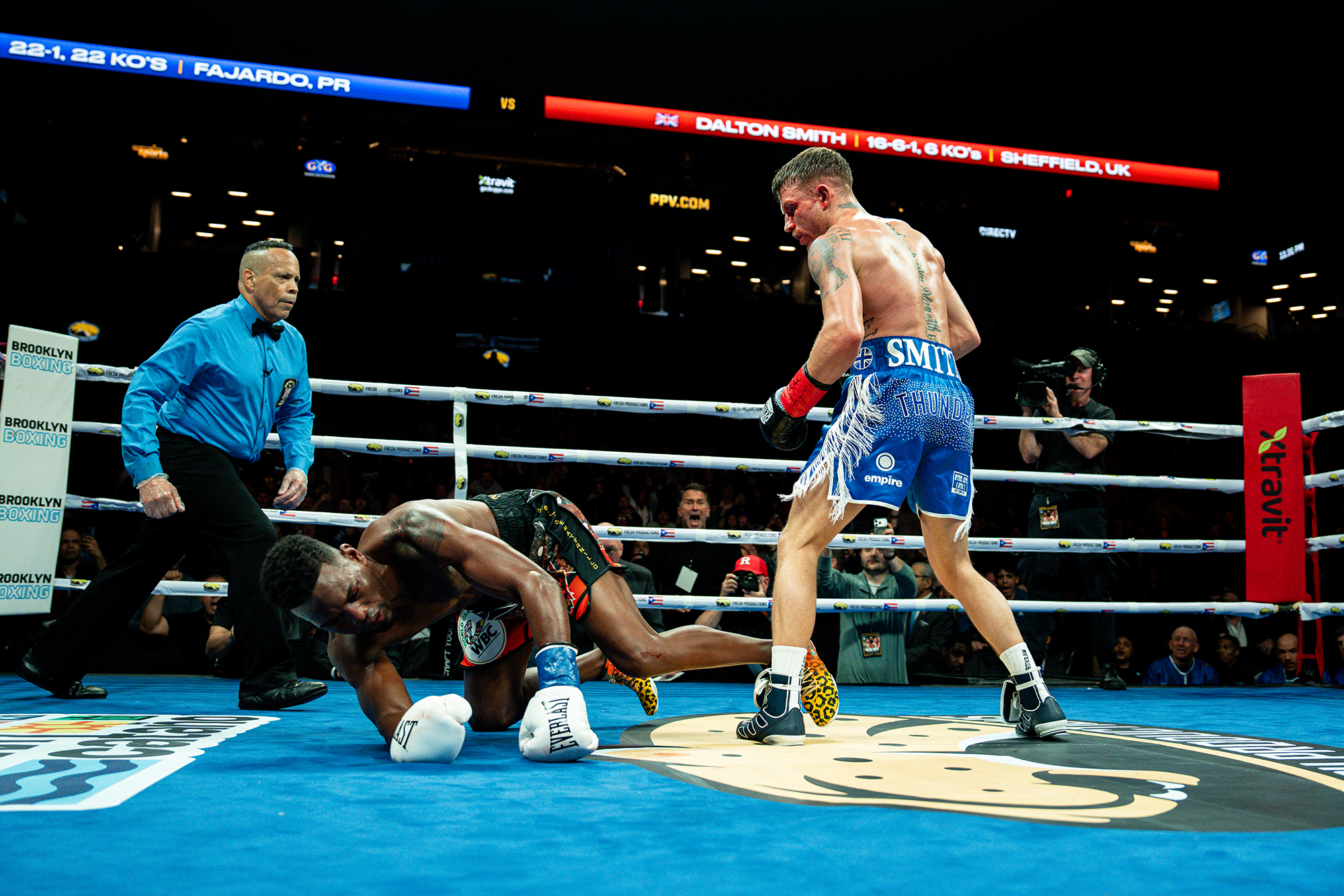 DALTON SMITH smashes SUBRIEL MATIAS in Brooklyn. BOXING REACTION