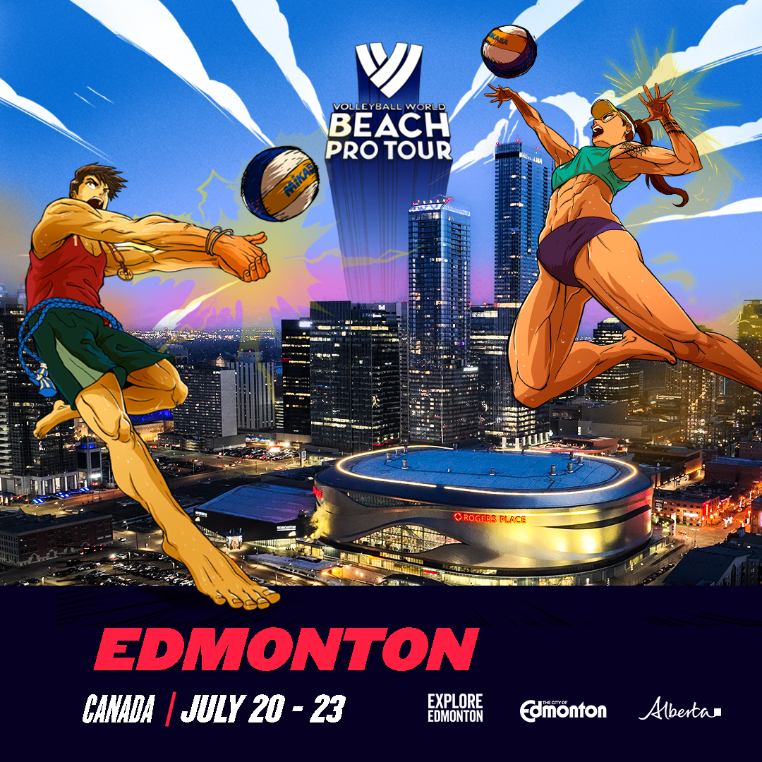 Have you seen the massive volleyball floating on the North Saskatchewan River? It's there to promote the FIVB Volleyball World Beach Pro Tour (July 20-23) in Edmonton's beautiful Ice District.