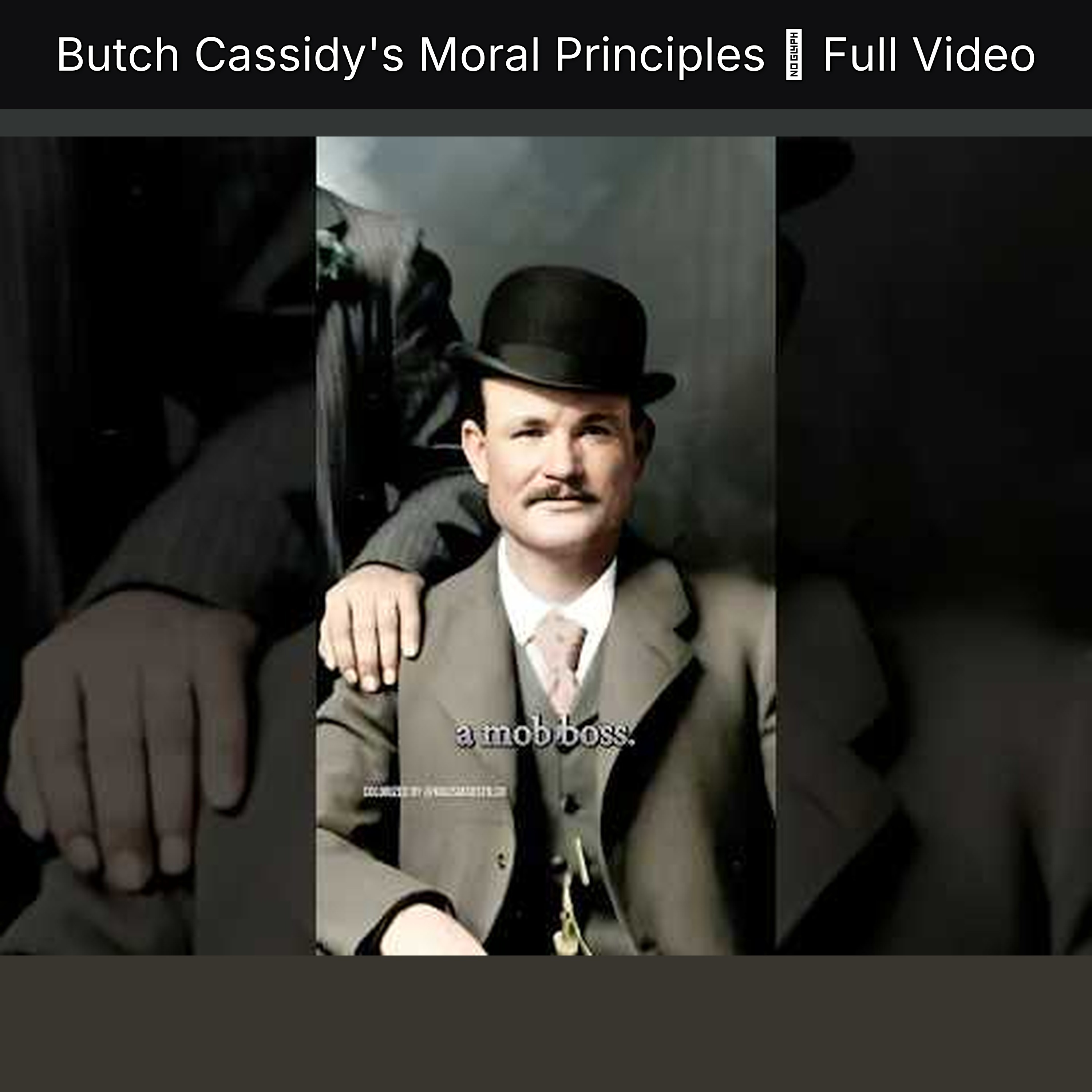 Butch Cassidy's Moral Principles 👆 Full Video episode artwork