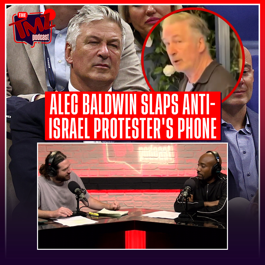 Alec Baldwin Slaps Phone Out Hand of Anti-Israel Protester After Heated Exchange