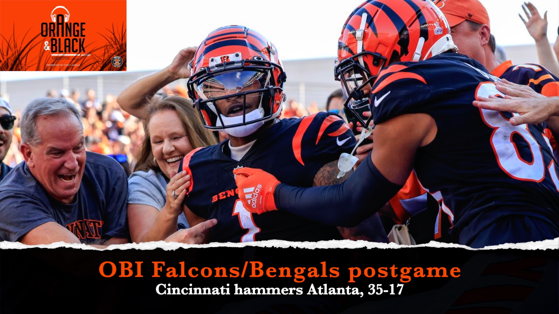 OBI postgame report: Bengals beat Falcons, 35-17 episode artwork