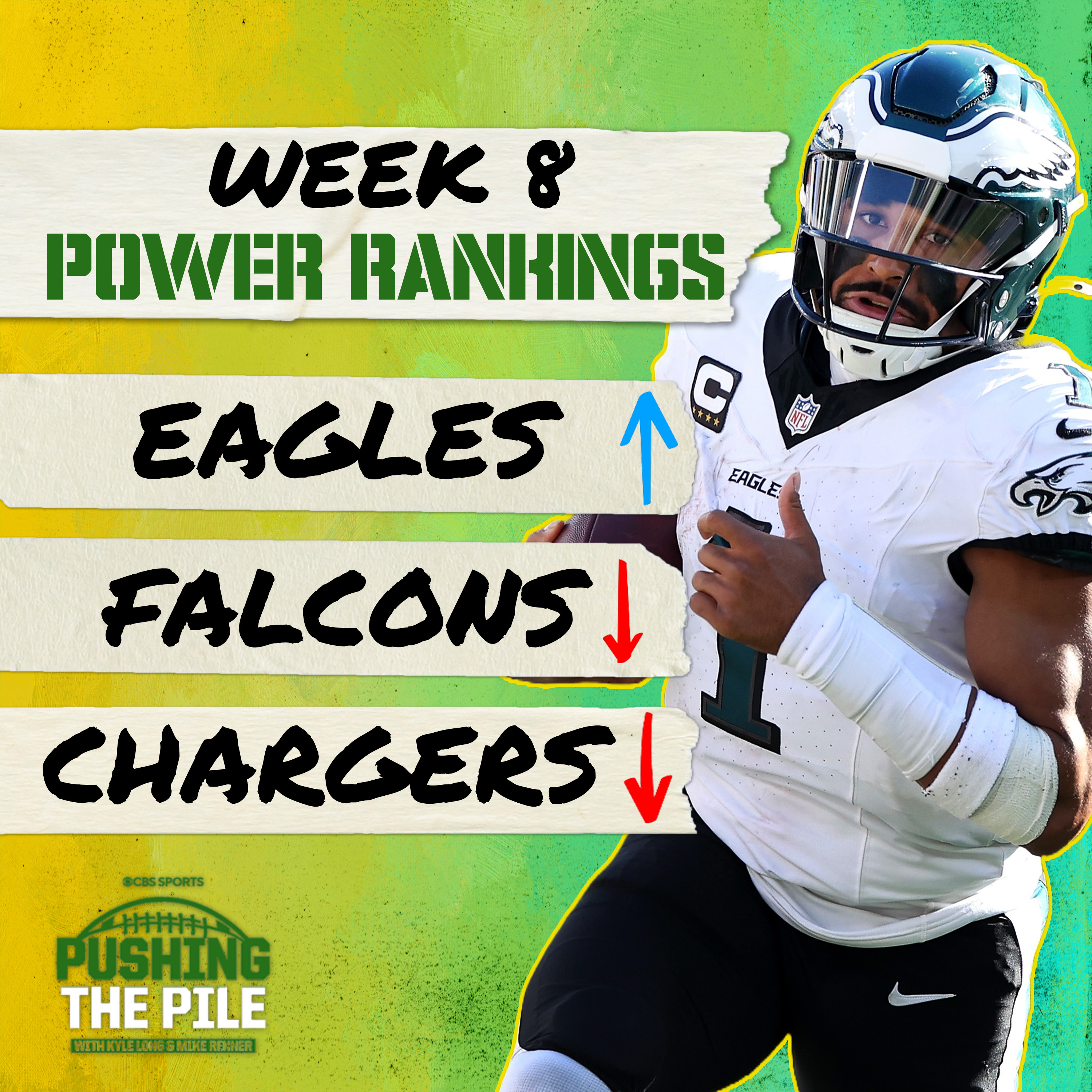 Week 8 Power Rankings: Eagles, Seahawks and Cardinals rise, Falcons & Chargers tumble w/Pete Prisco