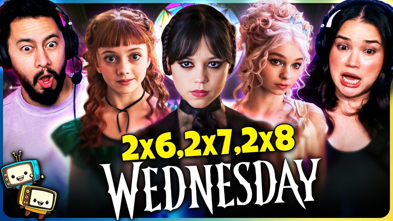 WEDNESDAY 2x6, 2x7 & 2x8 Reaction! | Netflix | Jenna Ortega | Catherine Zeta Jones w/ Jaby Koay episode artwork