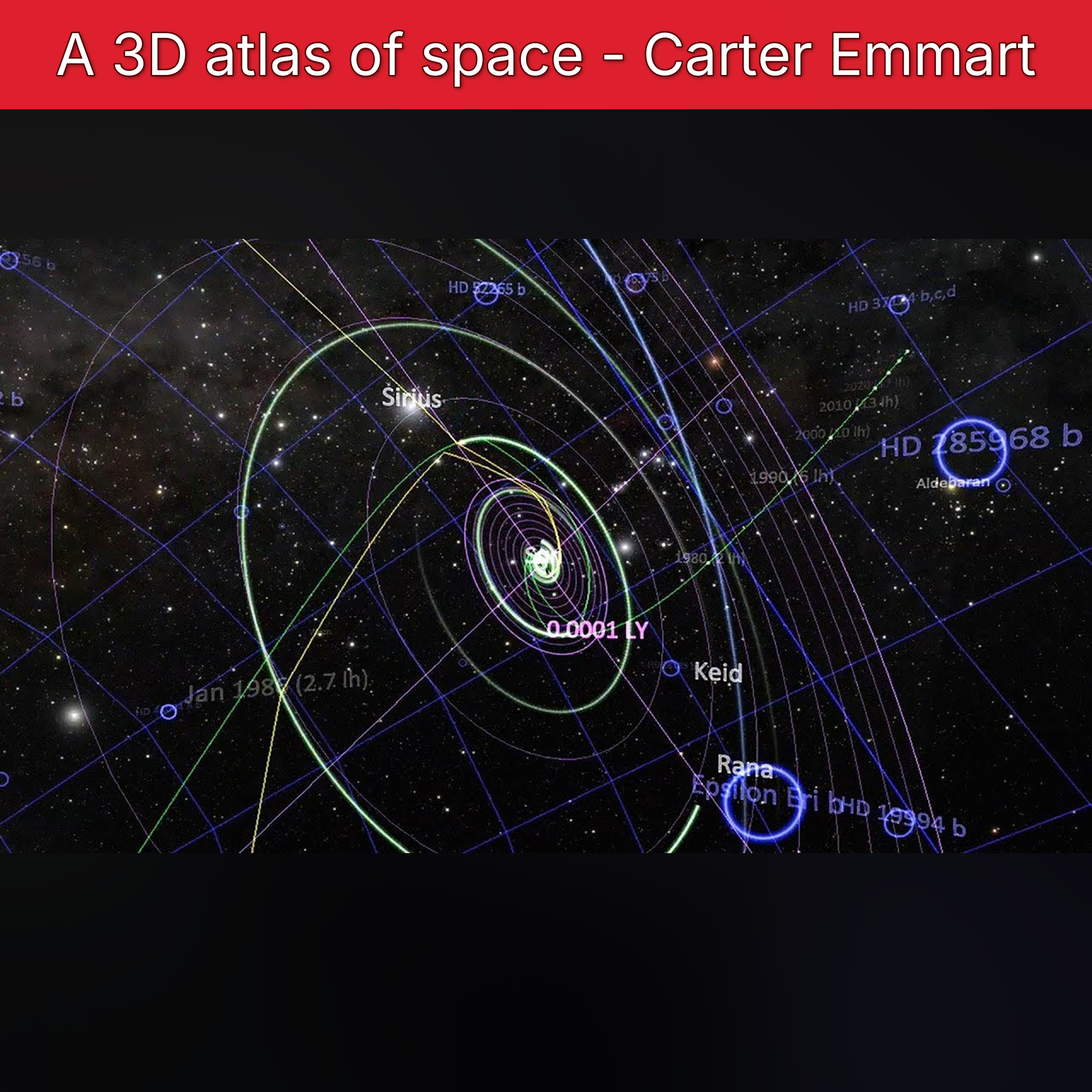 A 3D atlas of space - Carter Emmart episode artwork