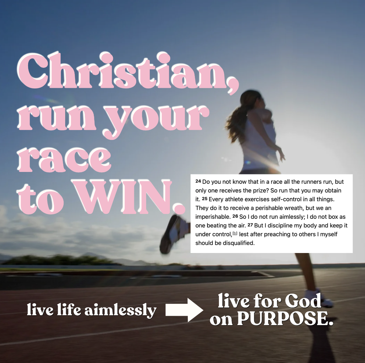 Stop Jogging Through Your Faith: Run on Purpose with Intention, Discipline & Living Fully for Jesus