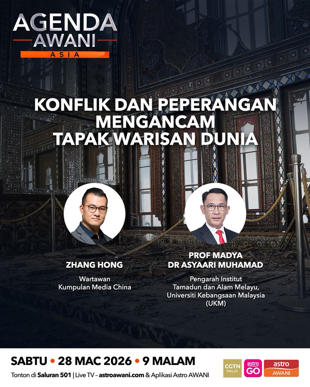 Agenda AWANI Asia: Konflik dan peperangan mengancam tapak warisan dunia