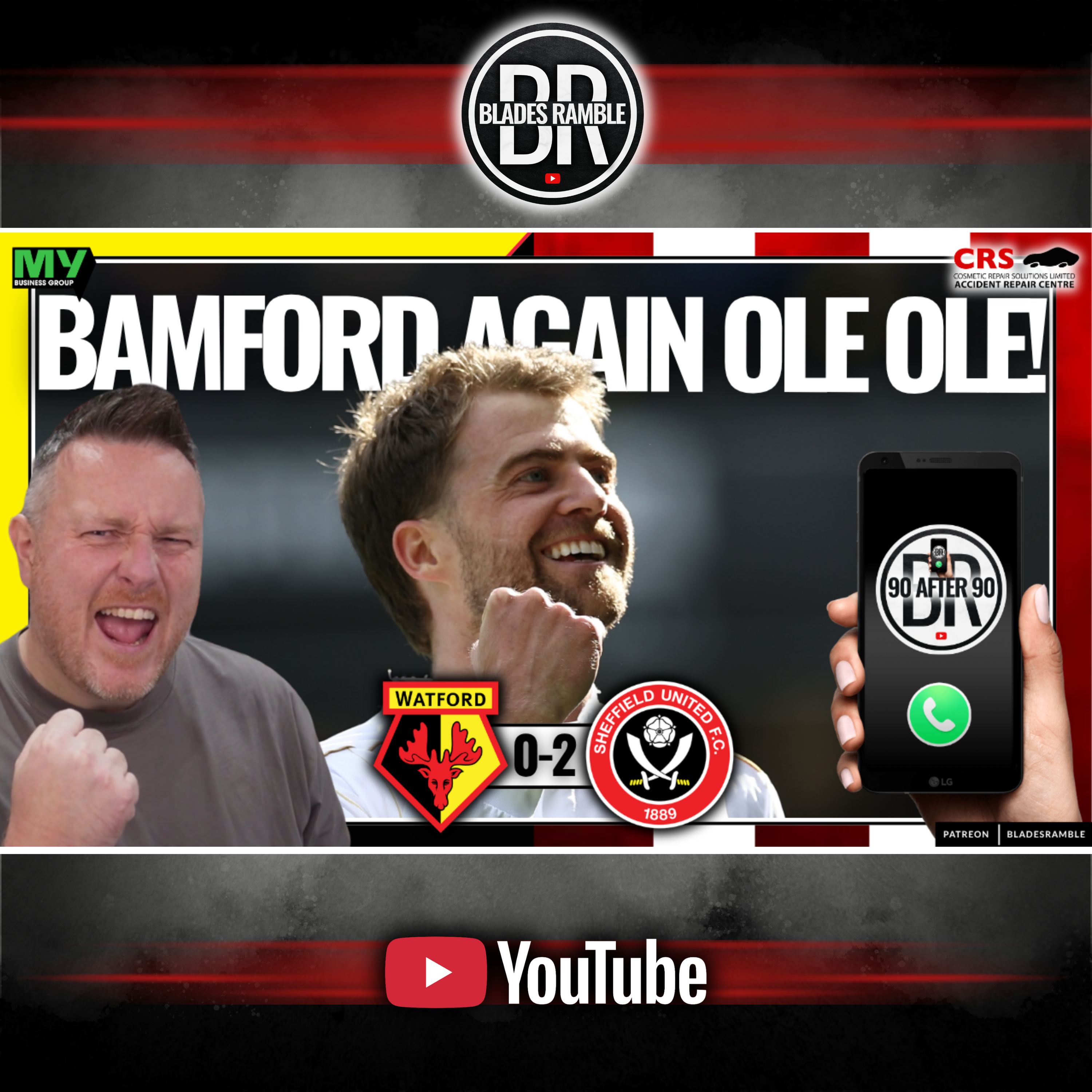 🎙️⚔️ 90 AFTER 90 | WATFORD 0-2 SHEFFIELD UNITED | PATRICK BAMFORD DOUBLE! ⚔️🎙️