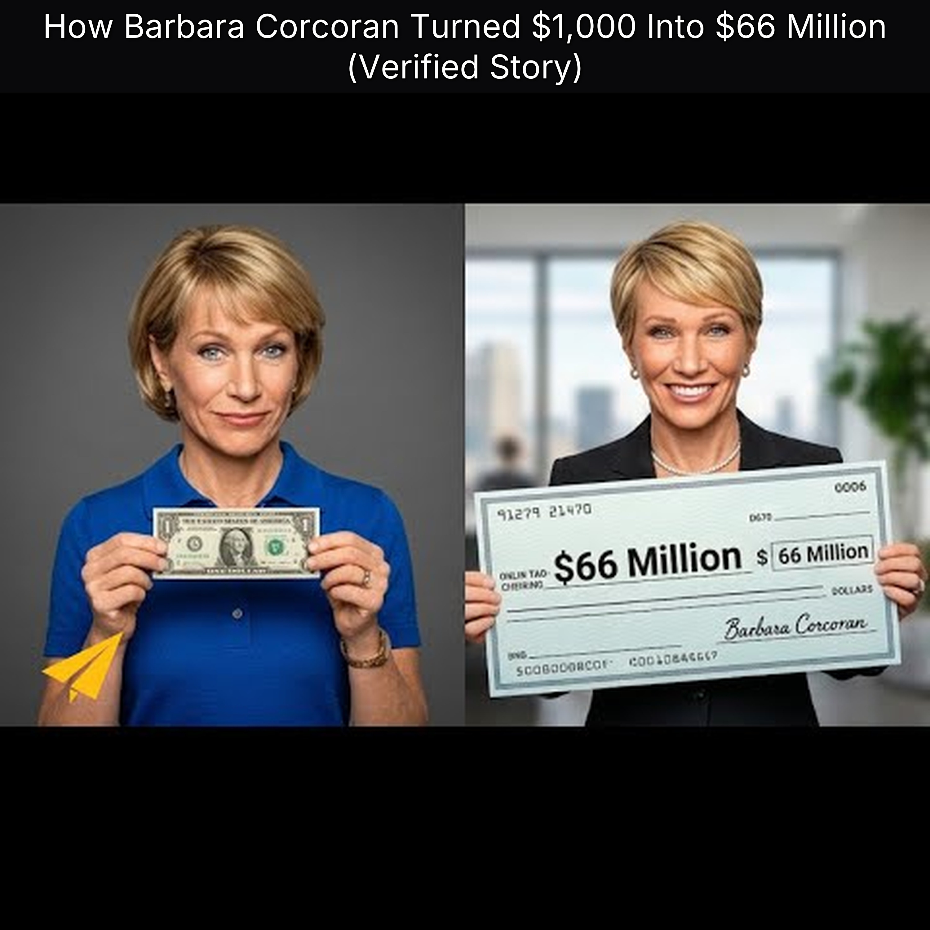 How Barbara Corcoran Turned $1,000 Into $66 Million (Verified Story)