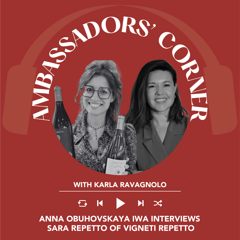 Anna Obuhovskaya IWA interviews Sara Repetto of Vigneti Repetto | Clubhouse Ambassadors’ Corner