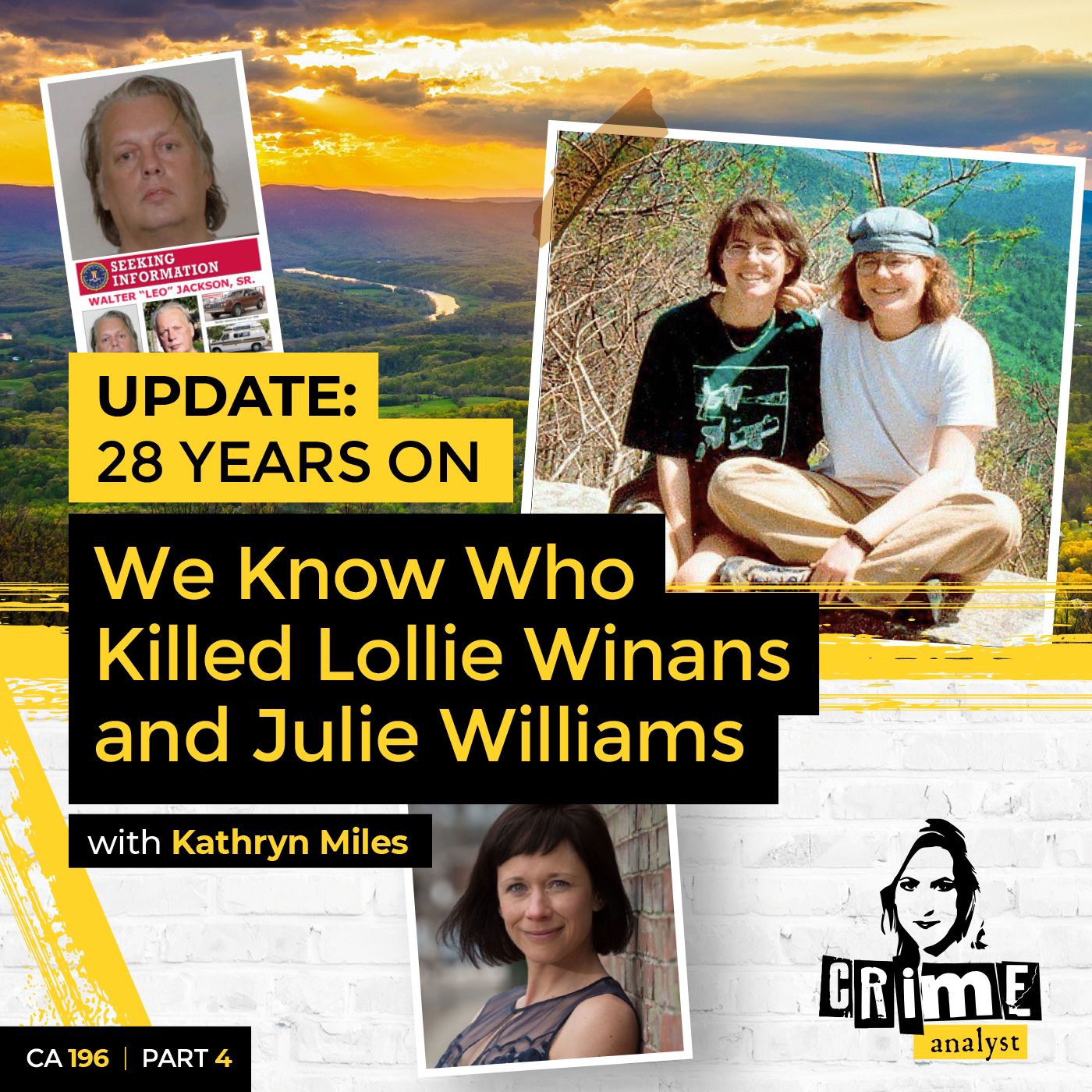 28 Years On We Know Who Killed Lollie Winans and Julie Williams? Part 4 with Kathryn Miles