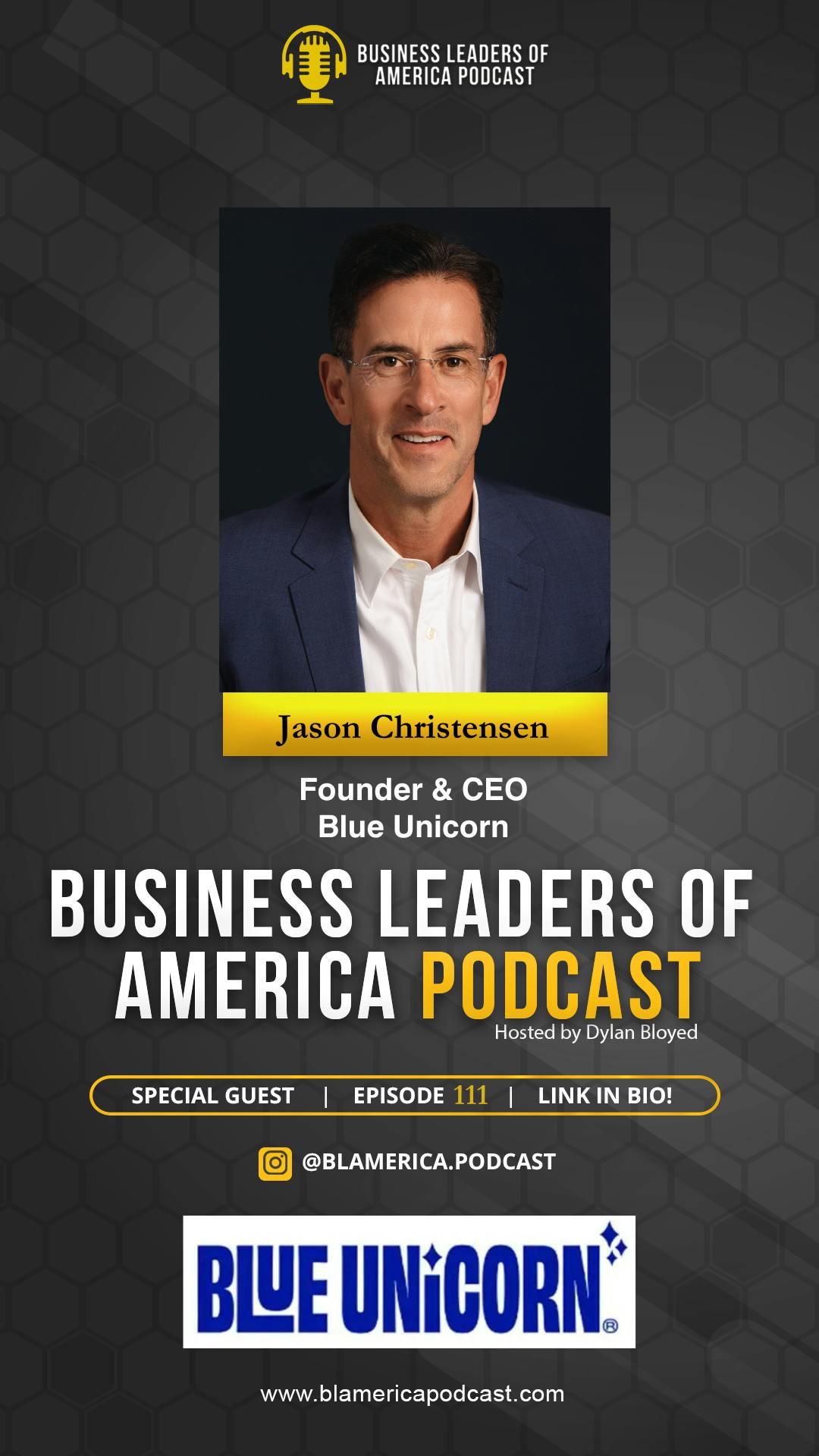 Jason Christensen - Founder & CEO of Blue Unicorn Jason Christensen - Founder & CEO of Blue Unicorn