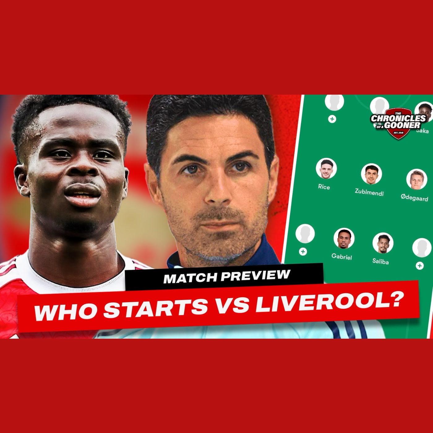 Who starts for Arsenal vs Liverpool?