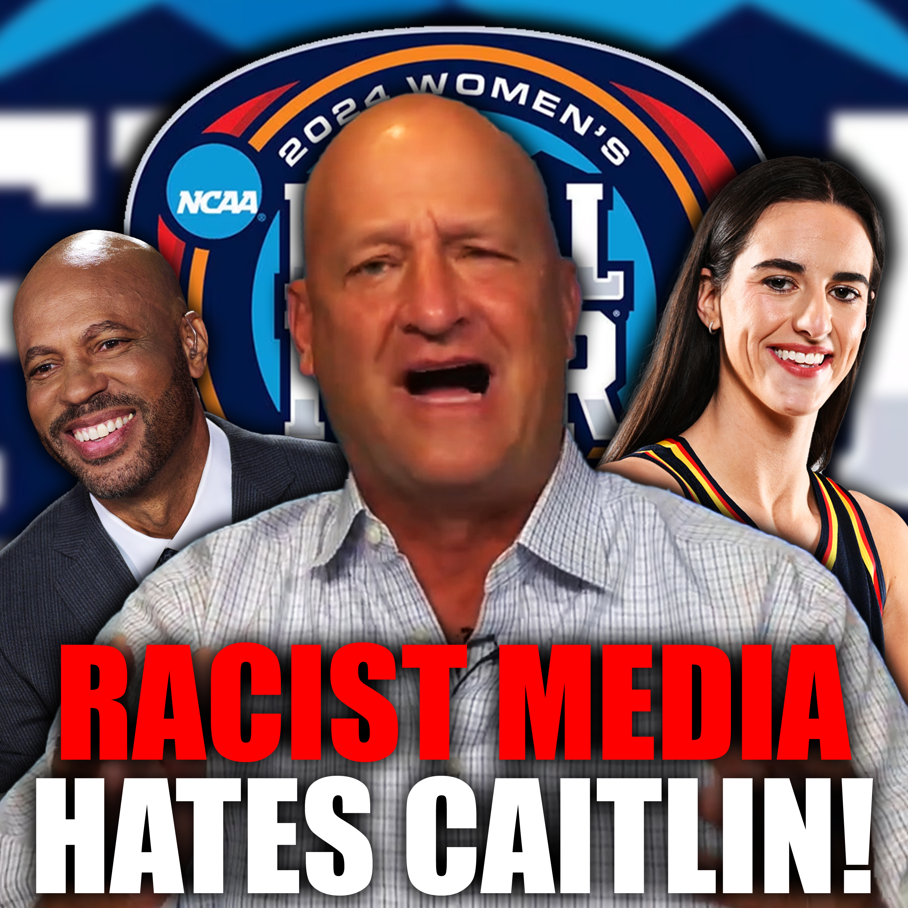 Woke Journalist SLAMS Caitlin Clark’s Success Because She’s WHITE!, Chris Fallica, Kirk Herbstreit & Joe Kinsey episode artwork