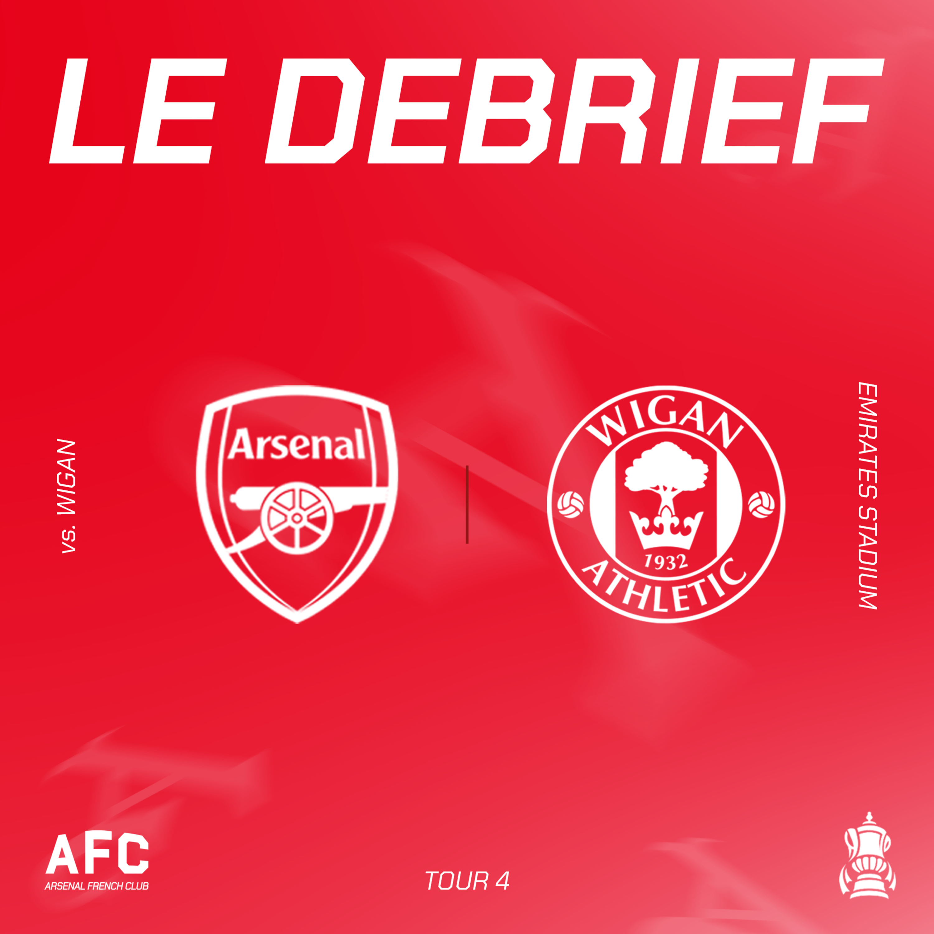 Le débrief : Arsenal vs Wigan (FA Cup)