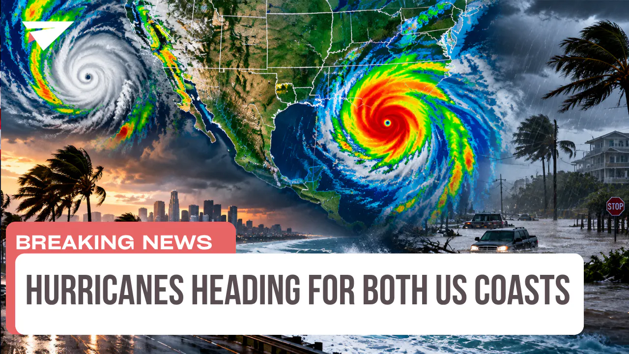 Hurricanes Heading for Both US Coasts, Breaking News