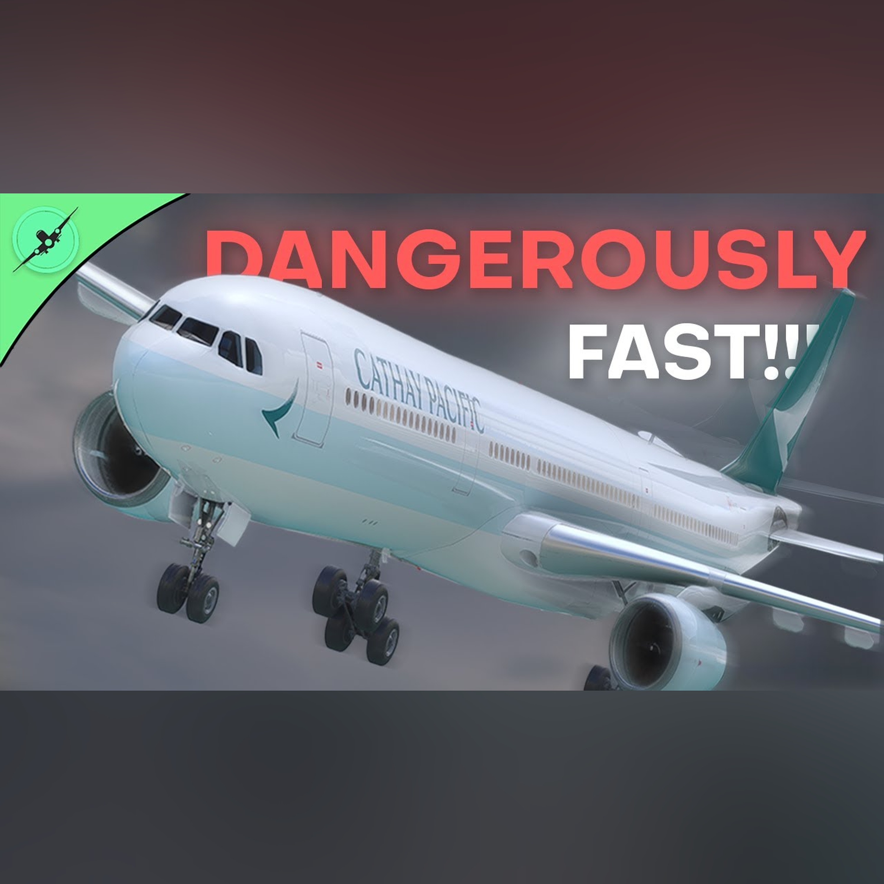 TERRIFYING flight | Engine STUCK on full power! | Cathay 780