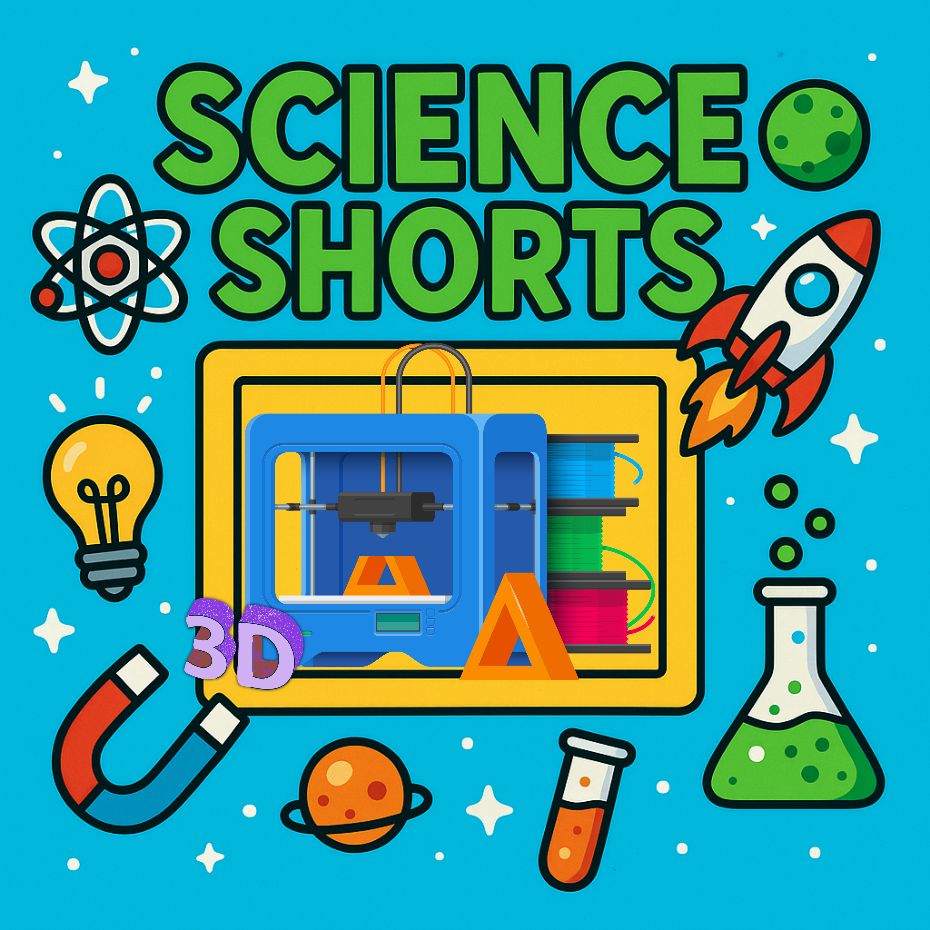 How do 3D Printers work? Science Shorts episode artwork